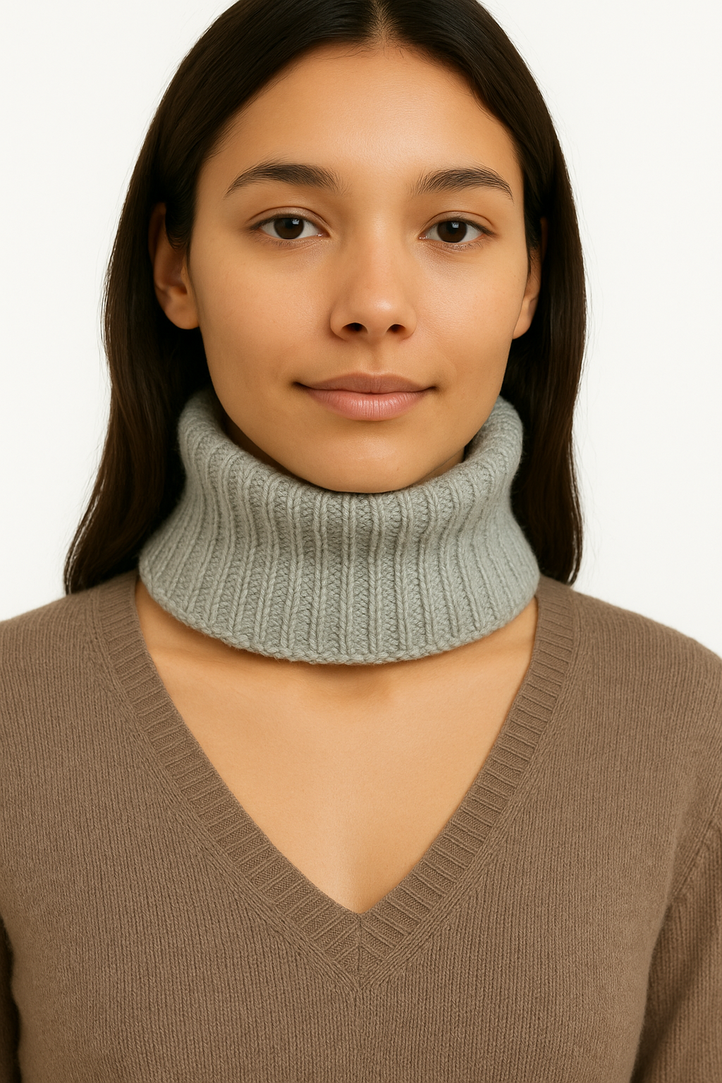 Le Tour de Cou Gris Argenté