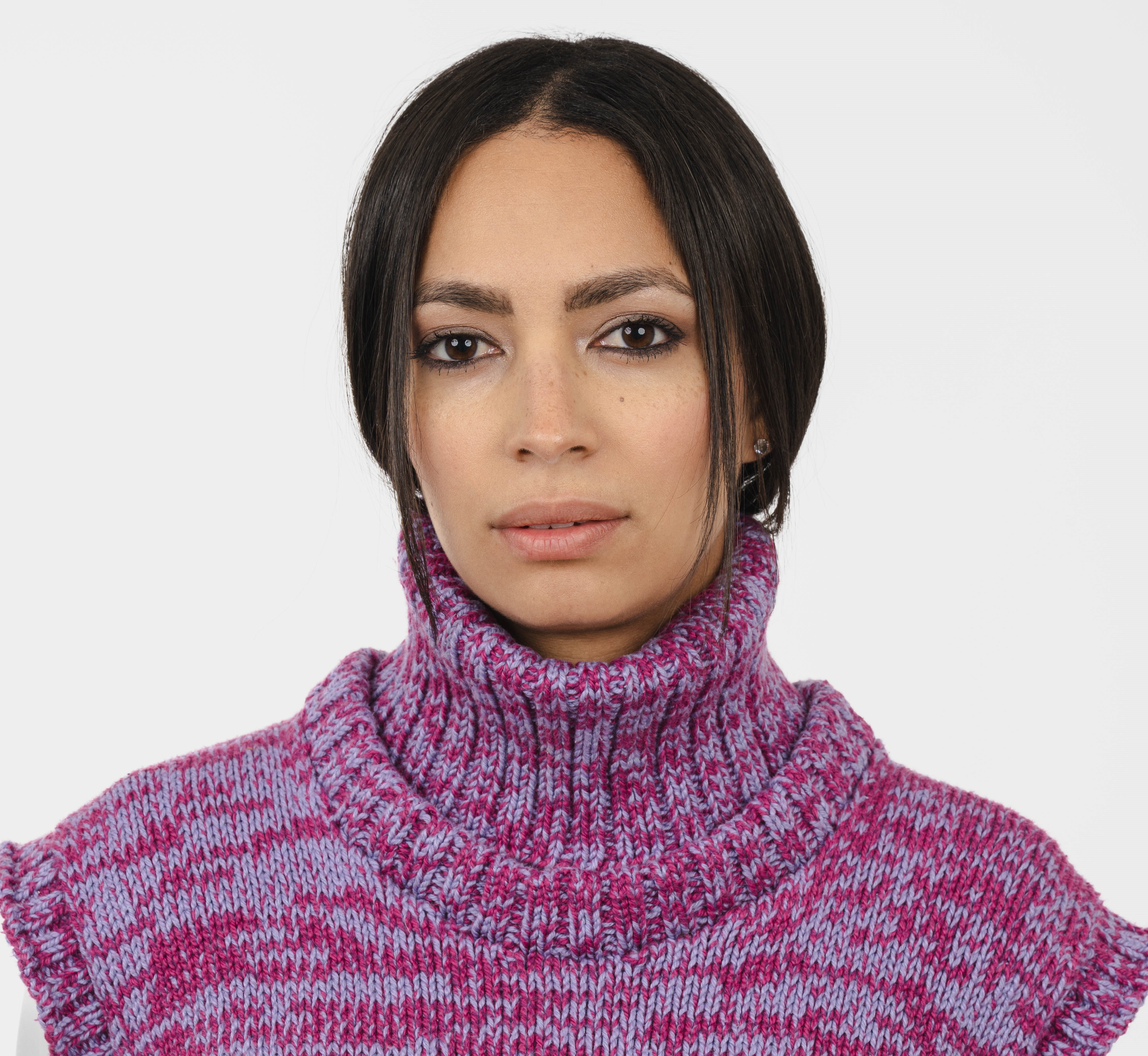 Le Tour de Cou Marbré Violet