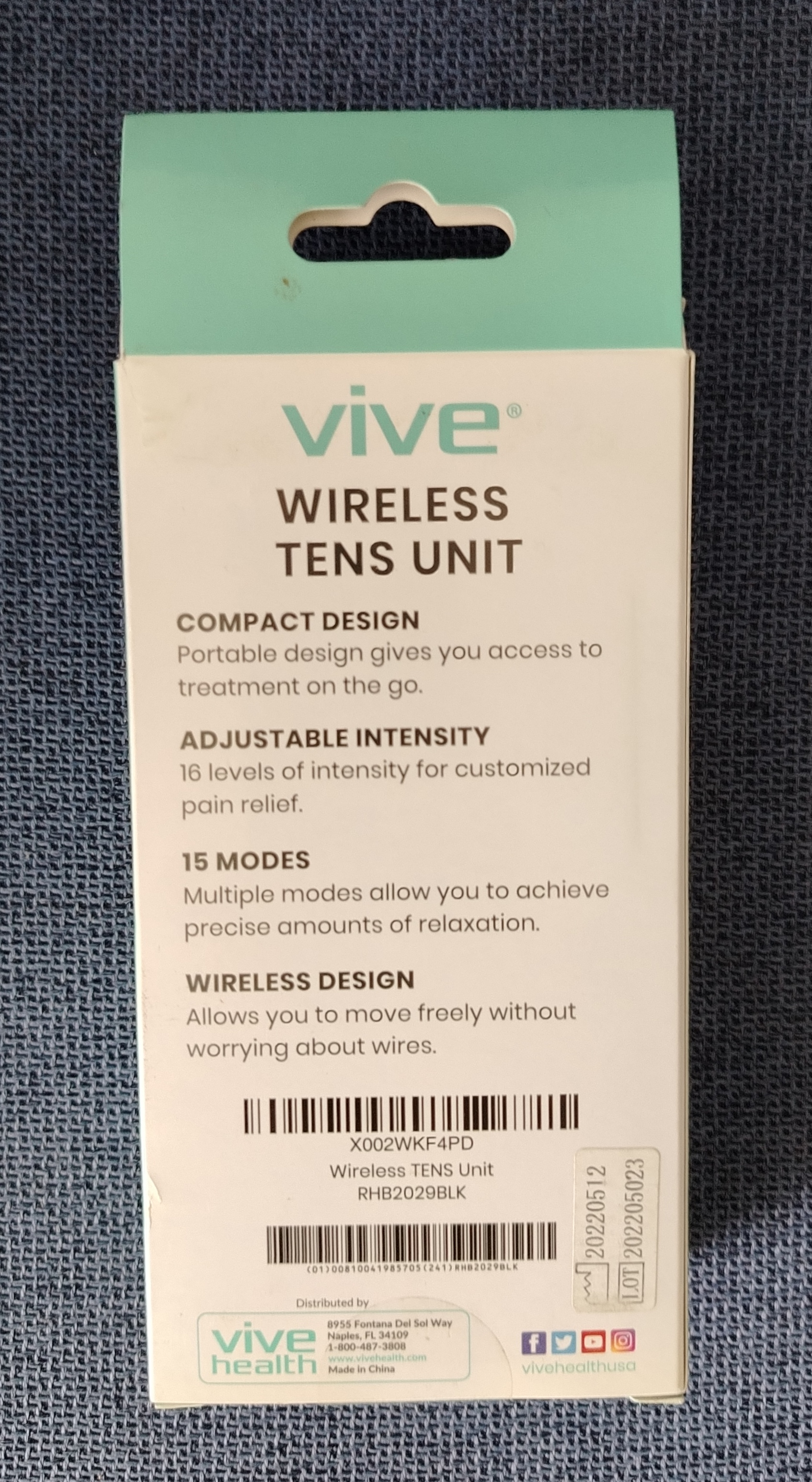 Electro-Terapia TENS Wireless