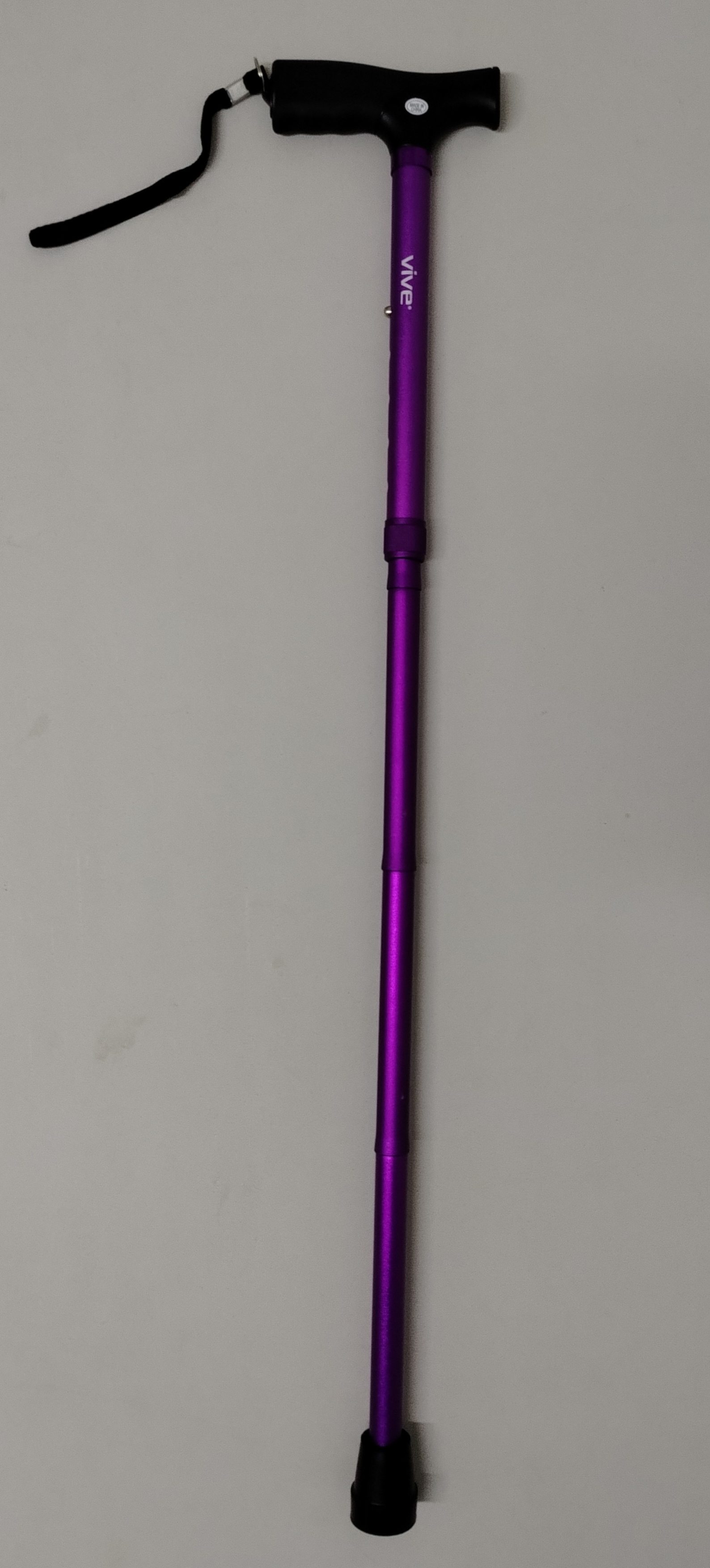 Bastón Plegable de un Punto - Color Morado