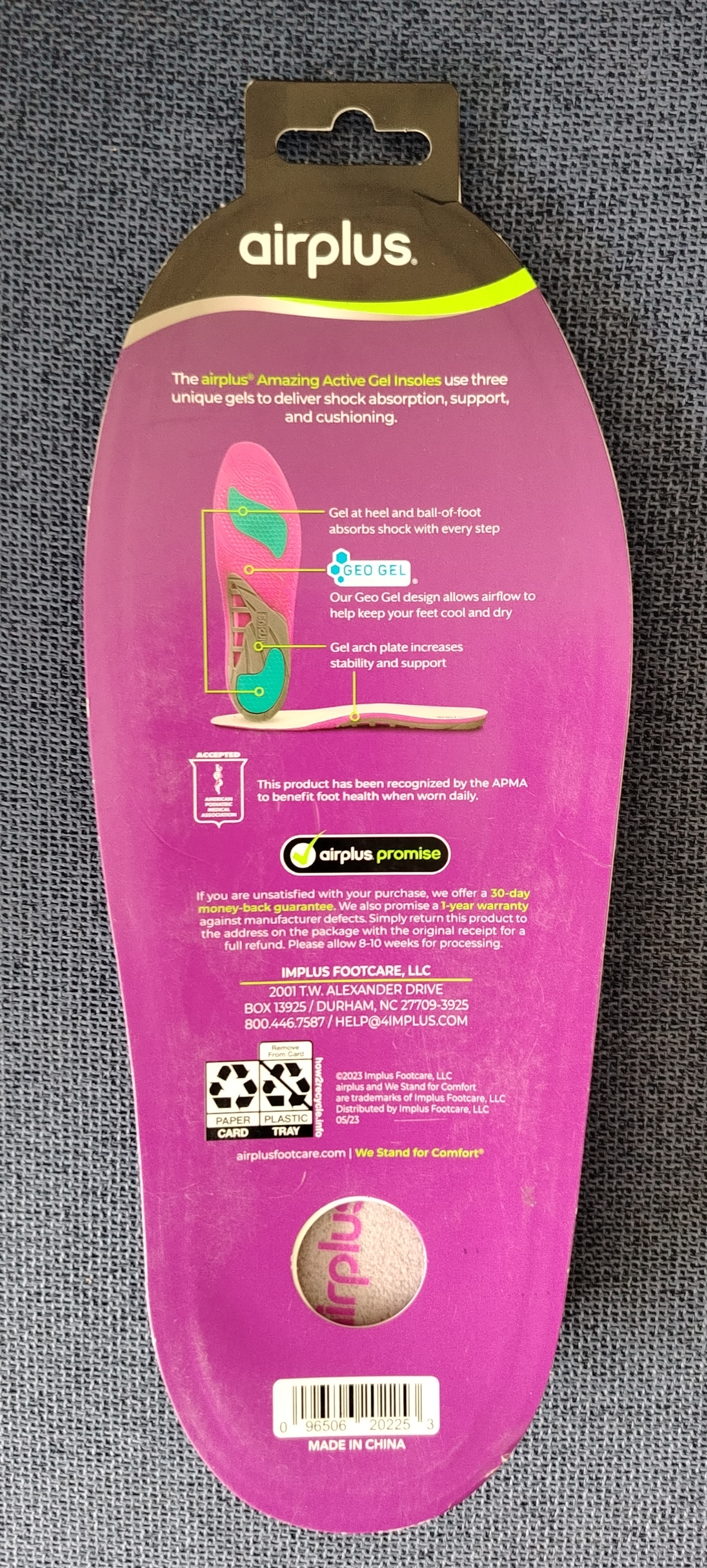Plantilla de Gel con Diseño Ergonómico - Mujer