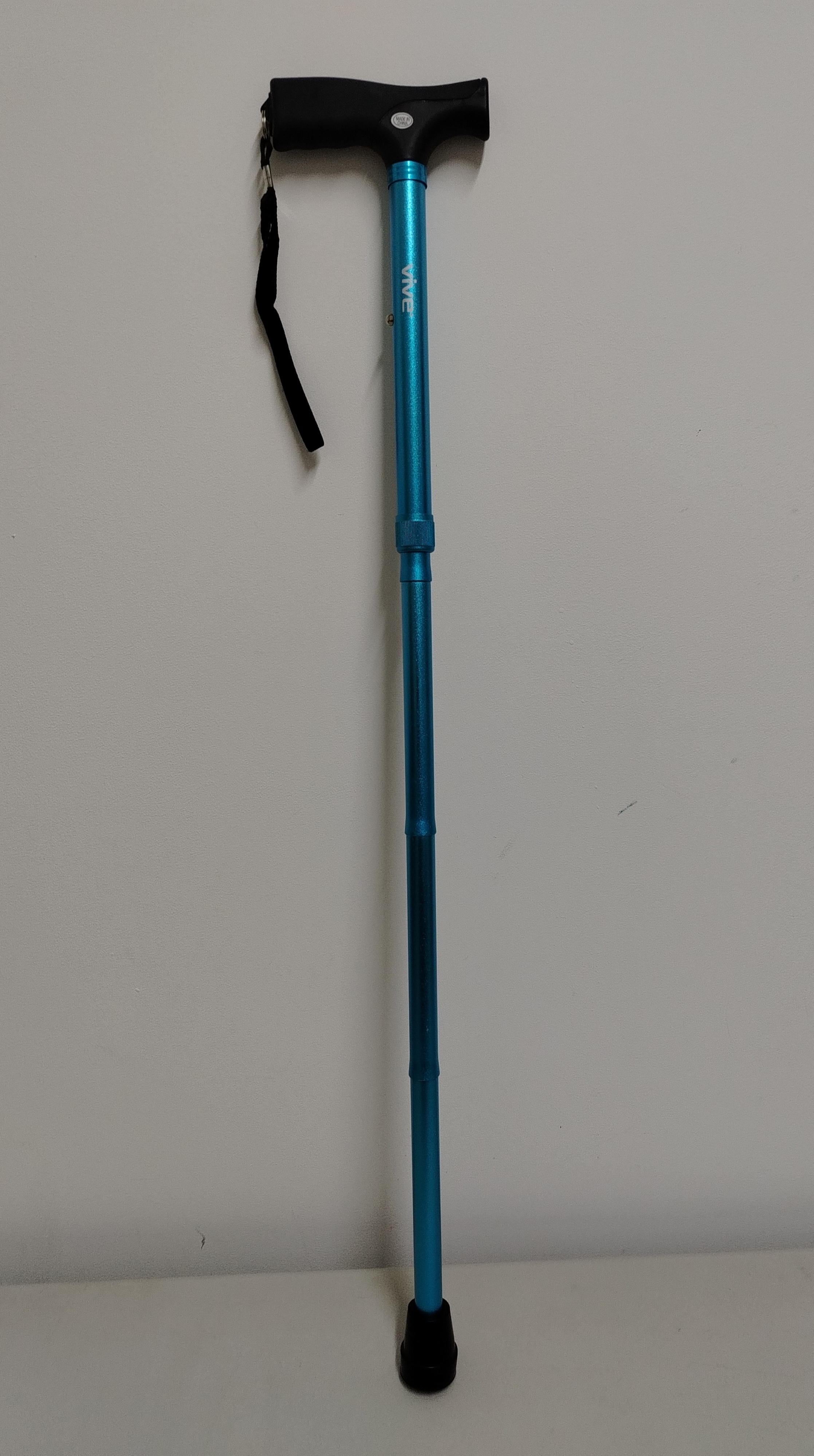 Bastón Plegable de un Punto - Color Turquesa