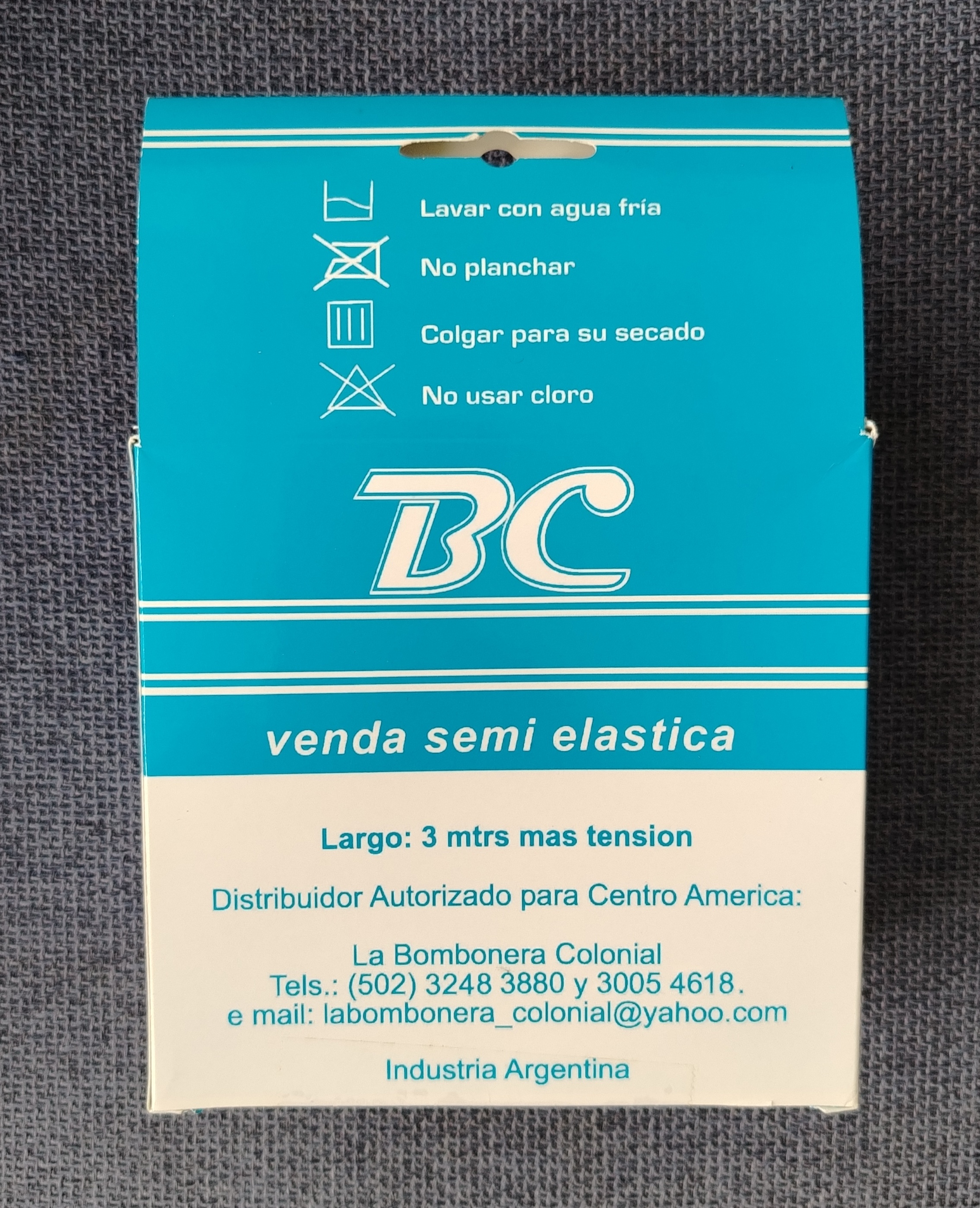 Venda Semi Elástica BC Tipo Argentina