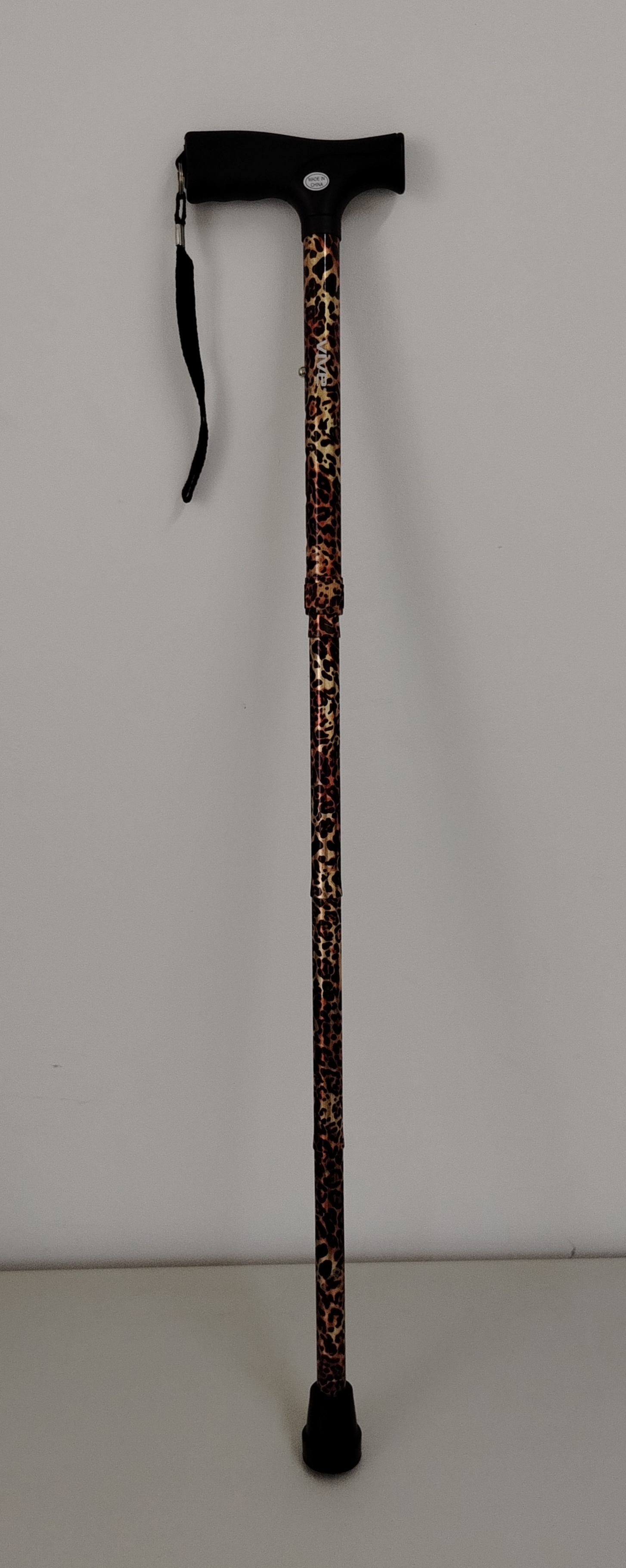 Bastón Plegable de un Punto - Leopardo