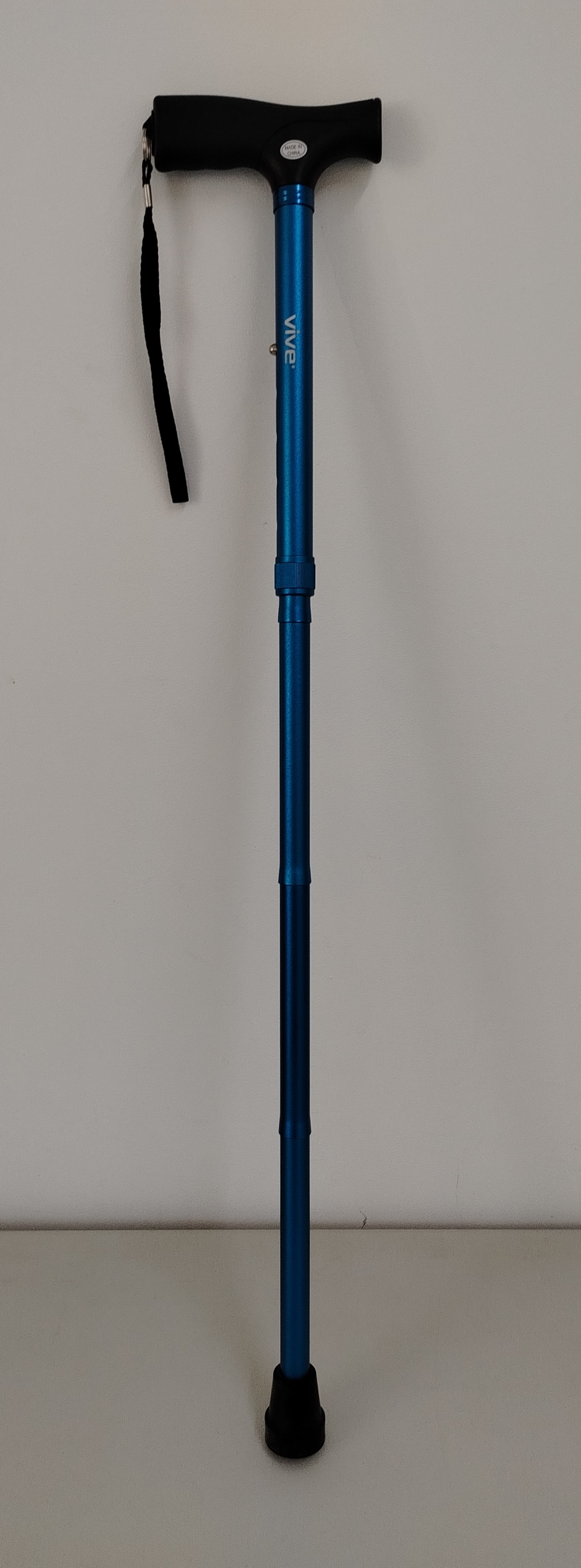 Bastón Plegable de un Punto - Color Azul