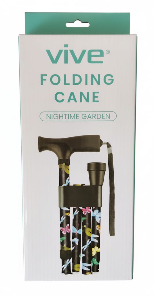 Bastón Plegable de un Punto - Mariposa