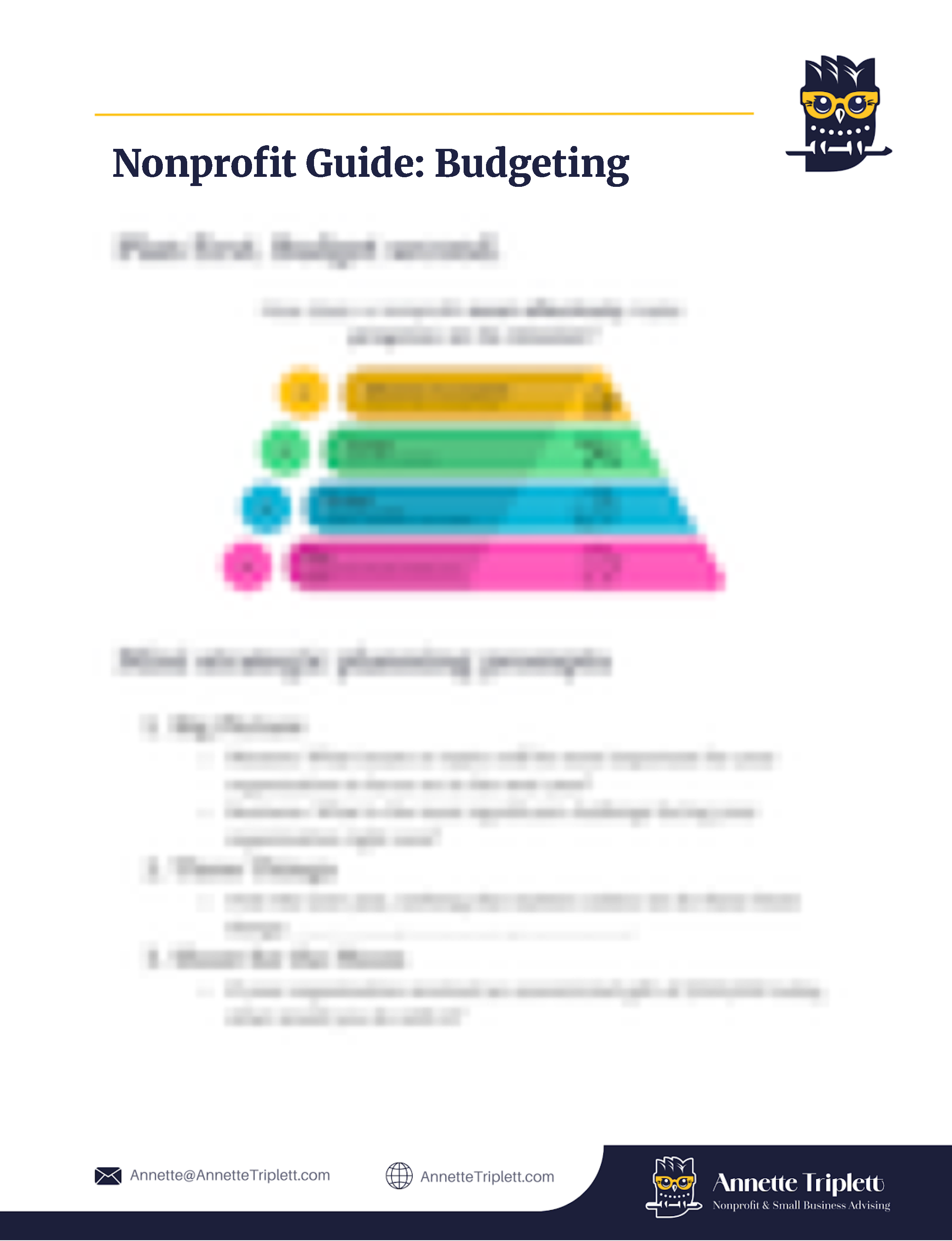 Nonprofit Guide: Budgeting