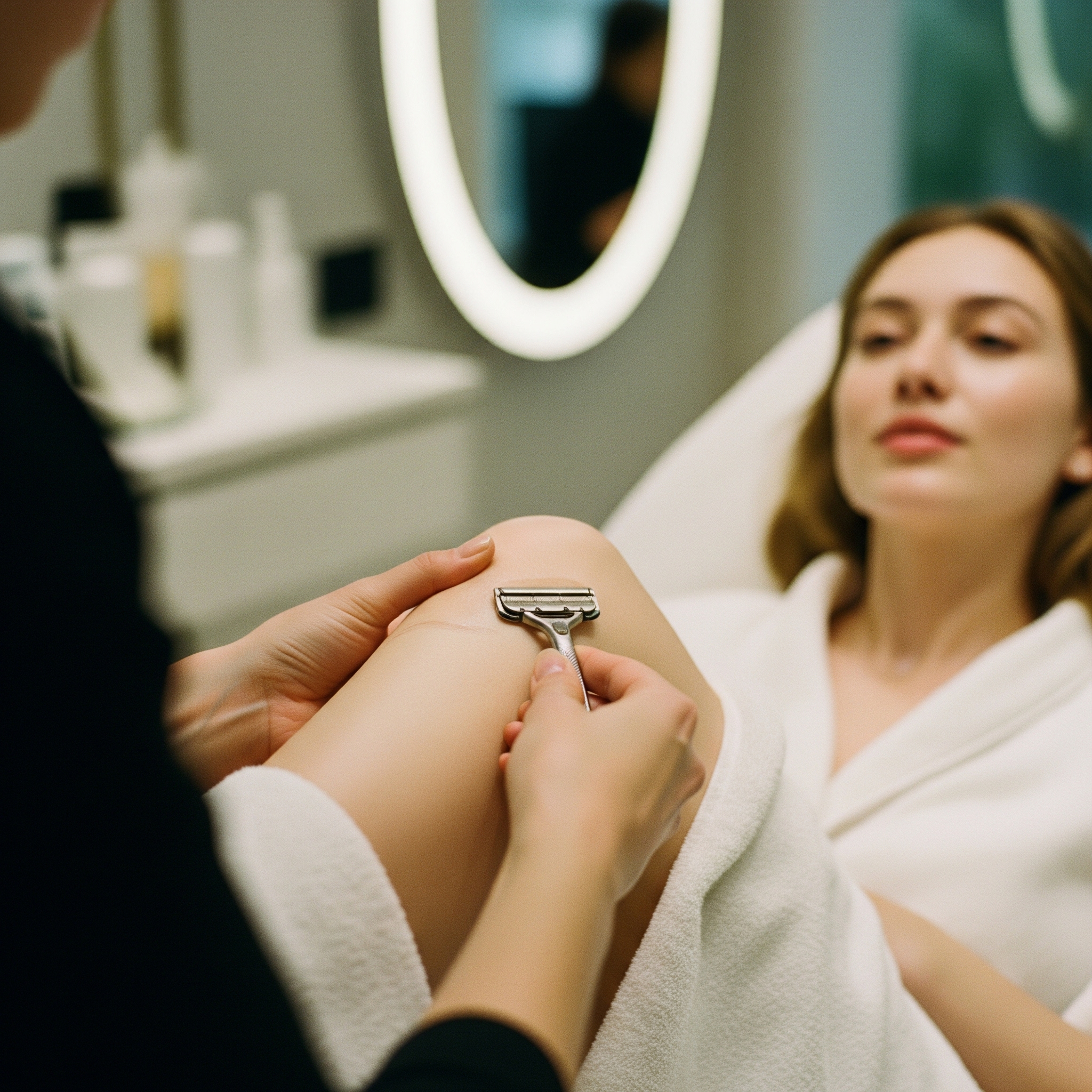 Depilación con cuchilla