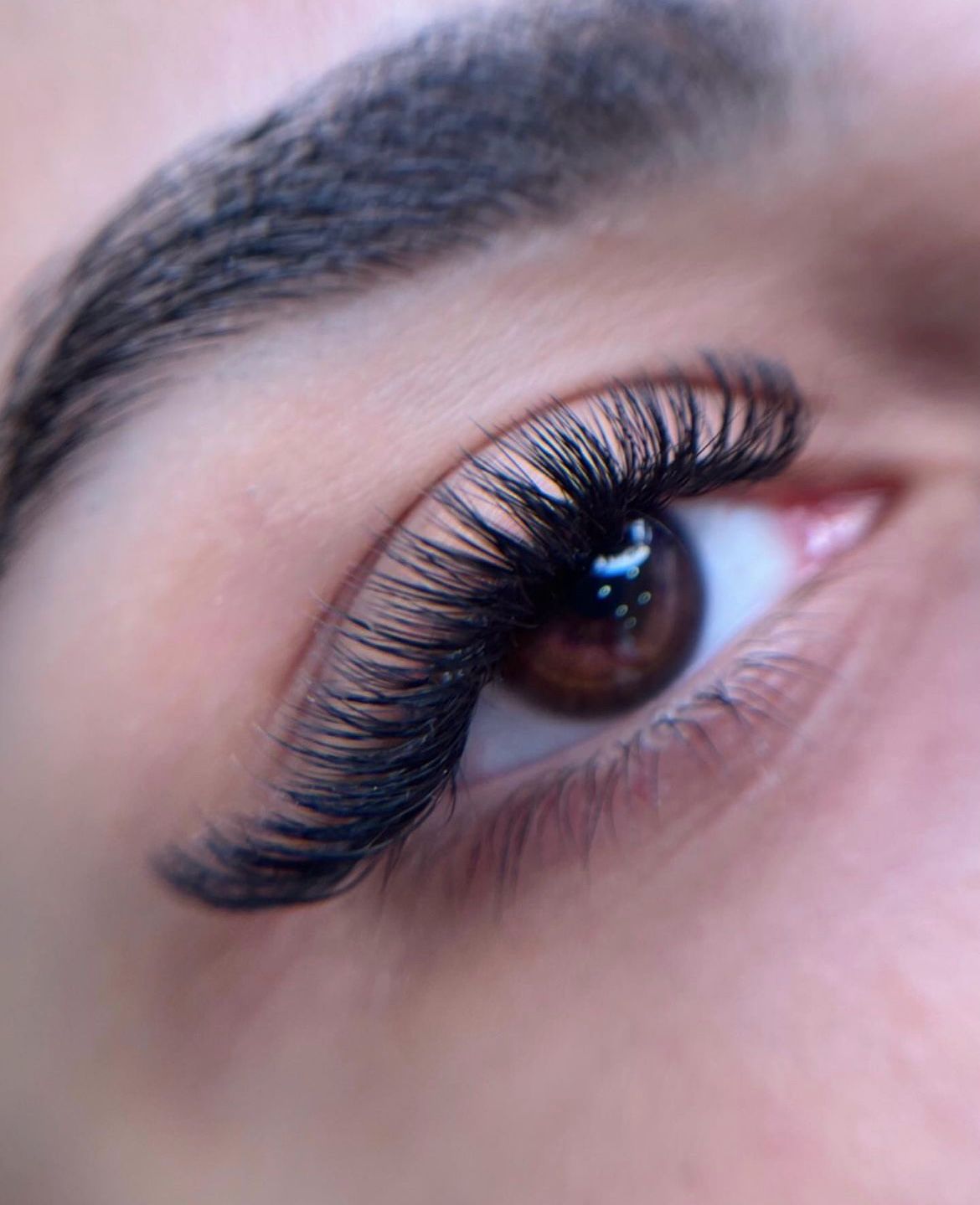 Extensiones de pestañas baby volumen