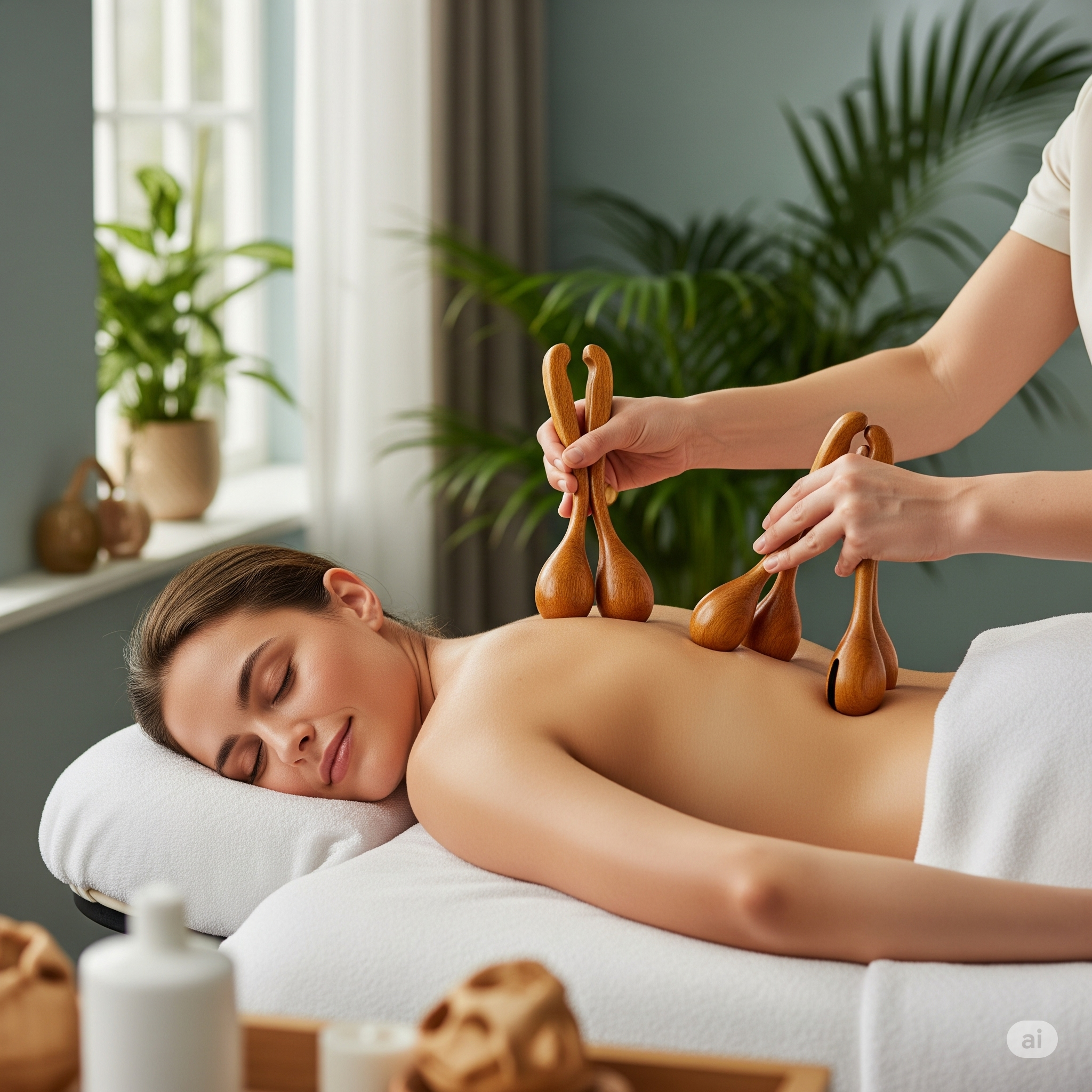 Tratamiento de maderoterapia