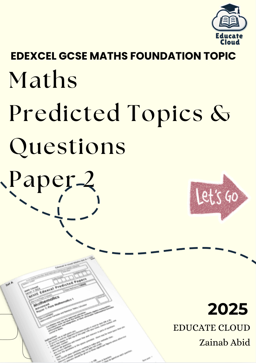 GCSE Maths predicted Paper 2 June 2025 (with video solutions)