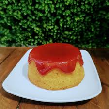 Mini Bolo Vulcão - Fubá com Cobertura Goiabada