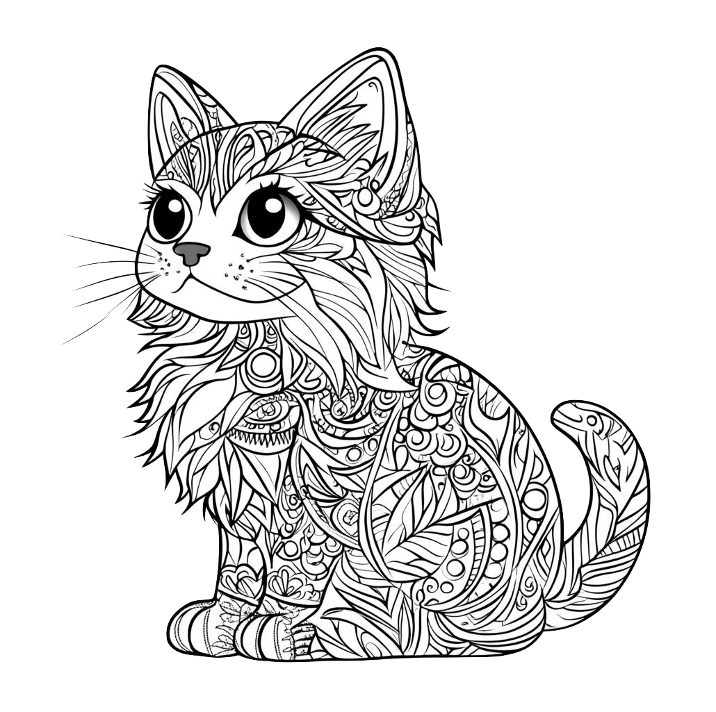 Mandalas Chats Imaginer Colorier Se relaxer