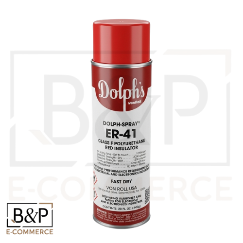 DOLPH’S SYNTHITE® ER-41: Esmalte Aislante en Aerosol Rojo - Clase F 20 onz.
