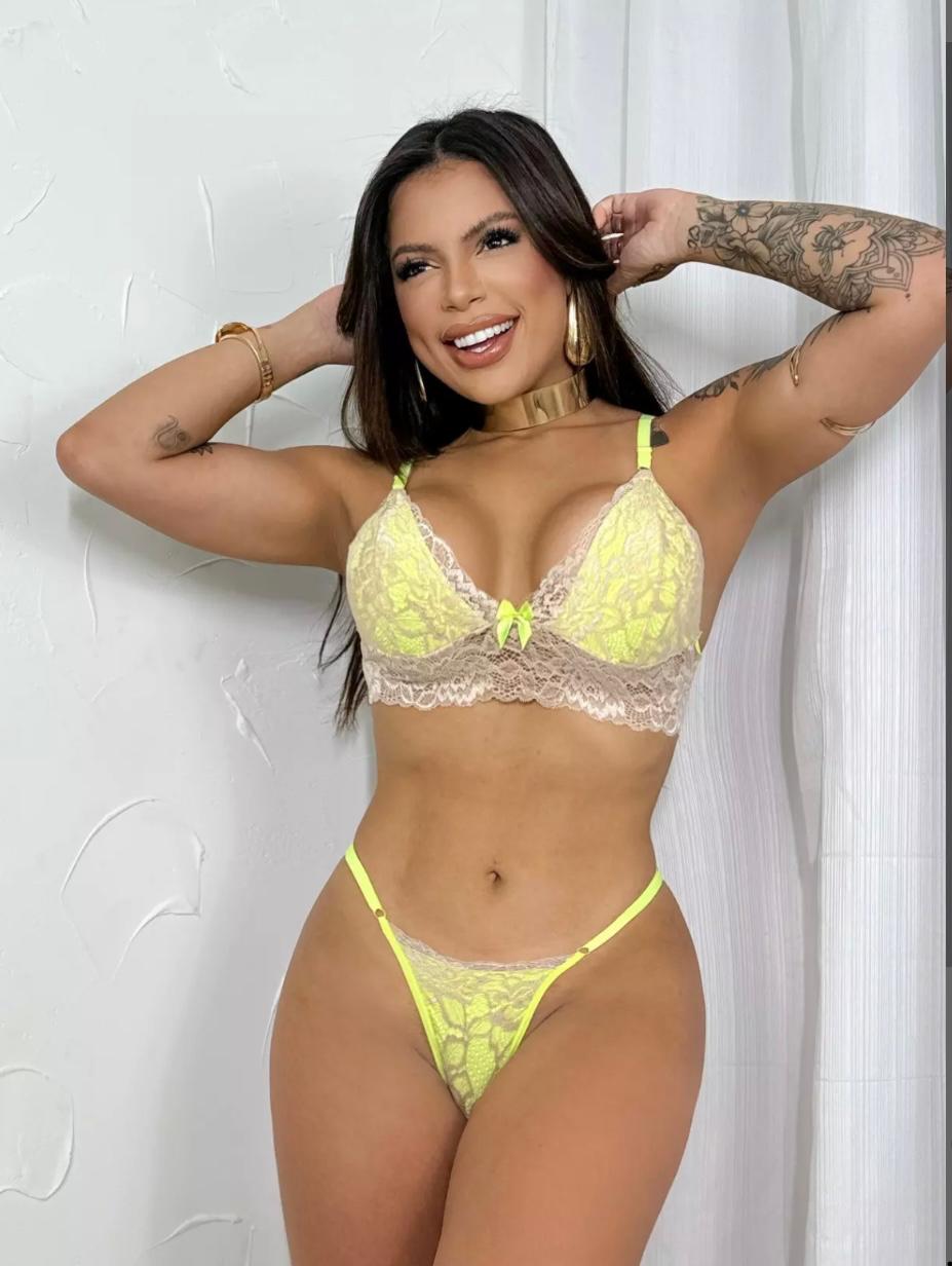 Conjunto Fada Rendado