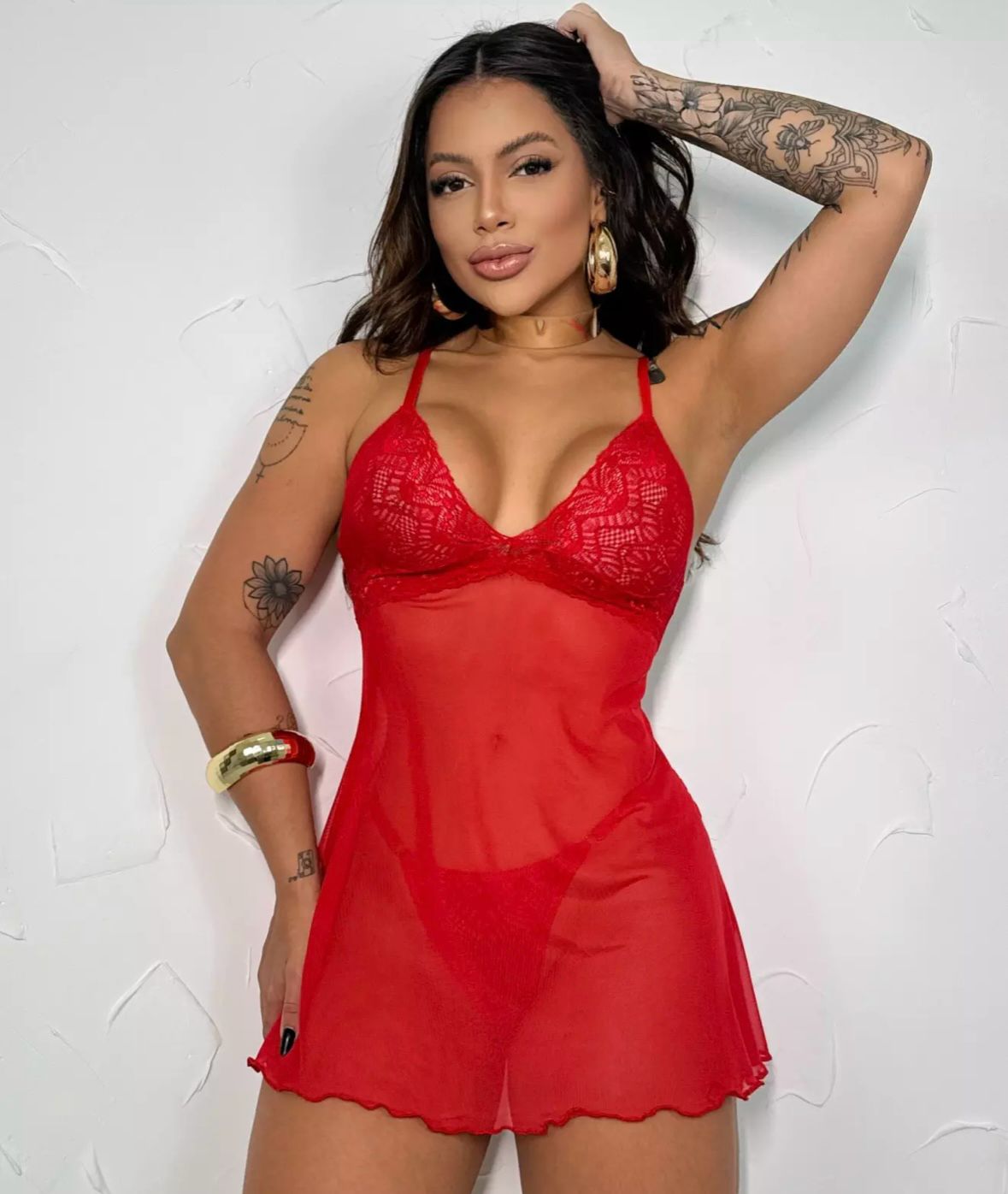 Camisola Sensual Trançada