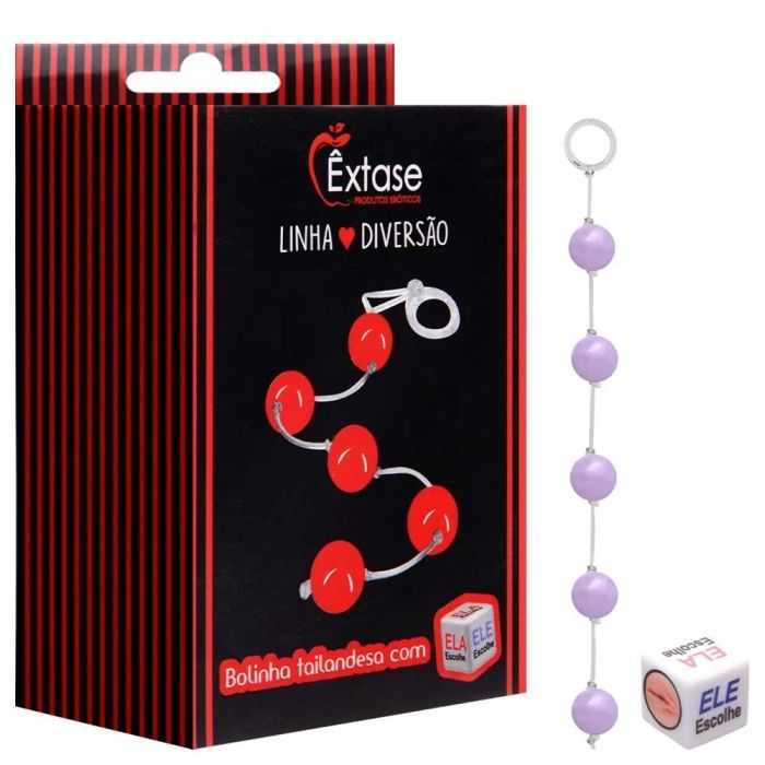 BOLINHA TAILANDESA M COM DADINHO ÊXTASE