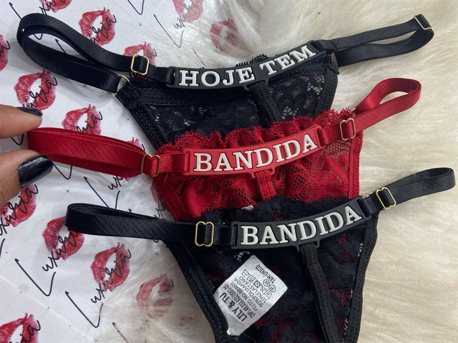 Calcinha Com Escrita