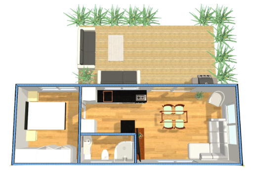 30.6m2 one bedroom