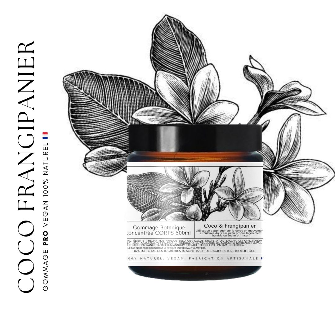 Gommage Botanique Coco, fleur de Tiaré & Phycocyanine