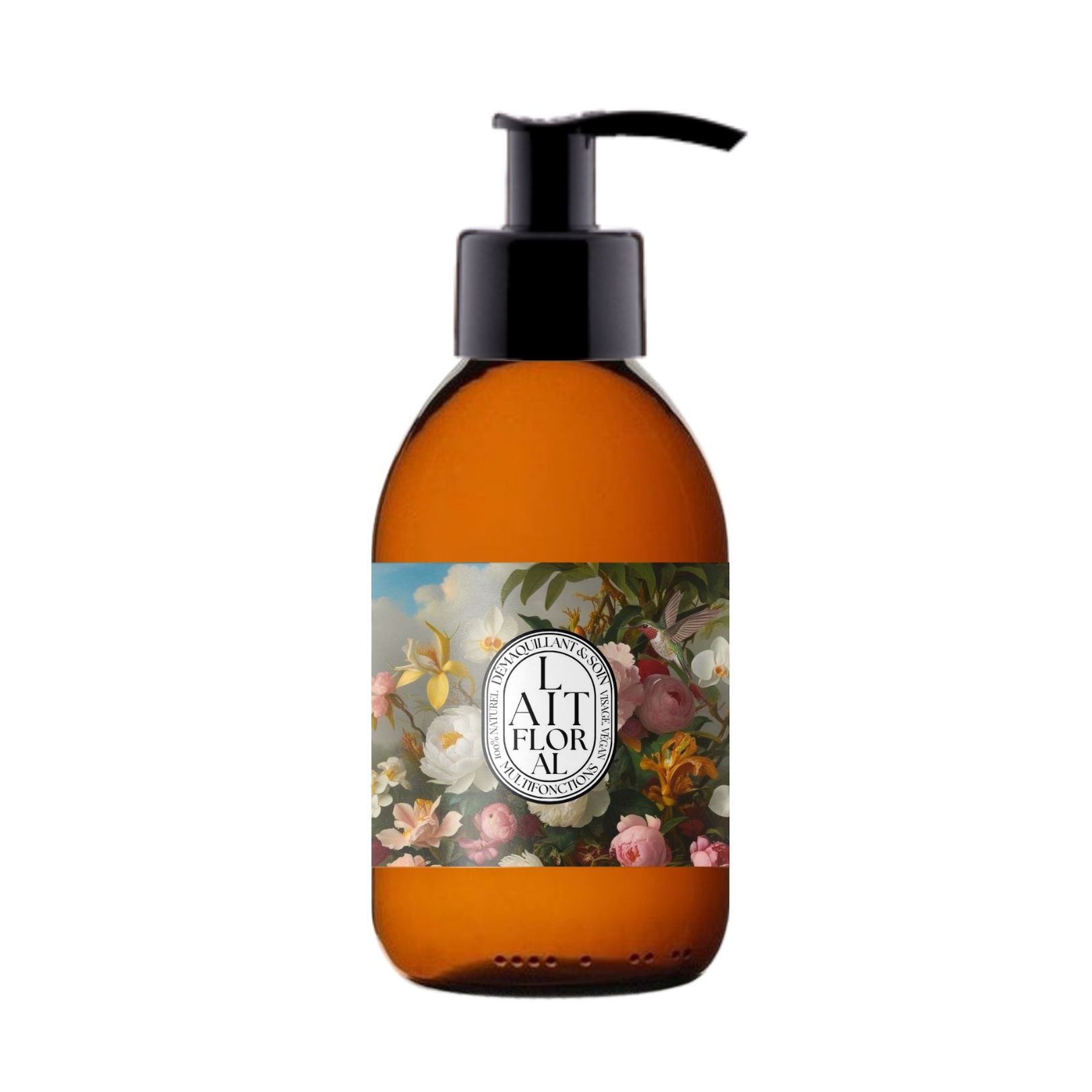 Lait de Fleurs. Aux fleurs de lys, Rose, probiotiques & Magnolia 