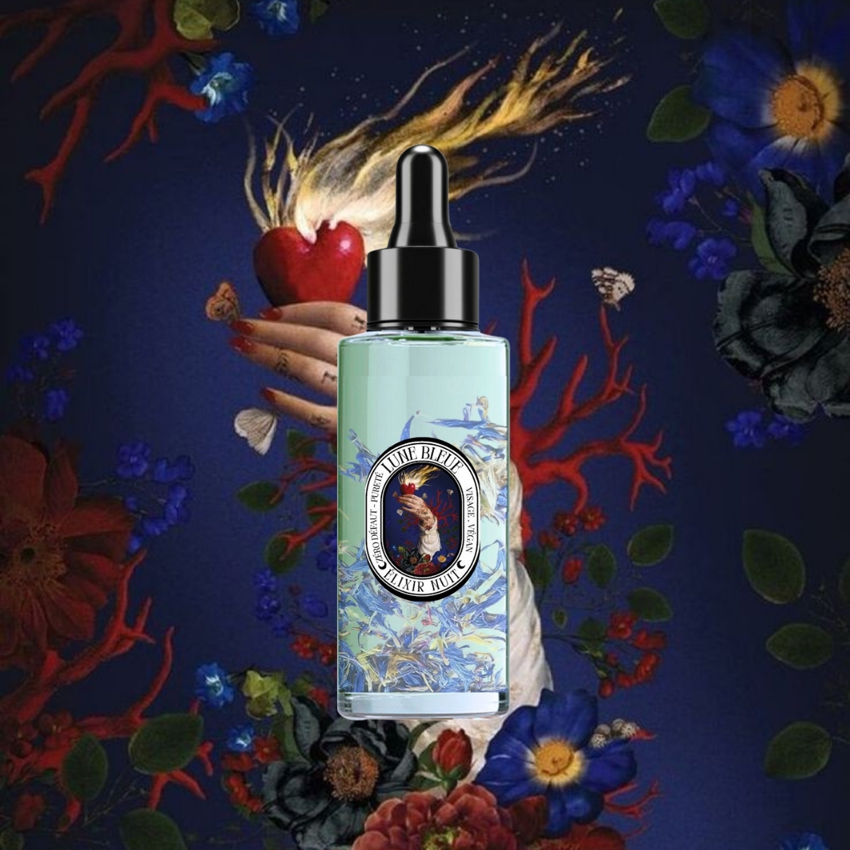 Lune Bleue - À la Phycocyanine, Ferments de Papaye & Réglisse