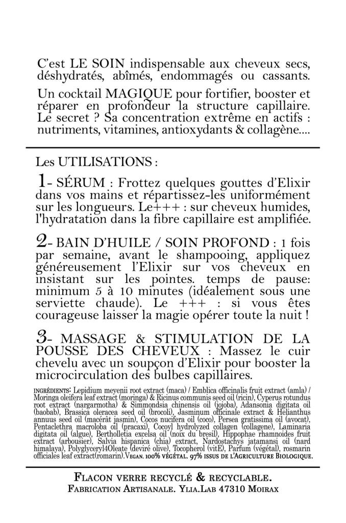 Élixir Cheveux Belle Êre