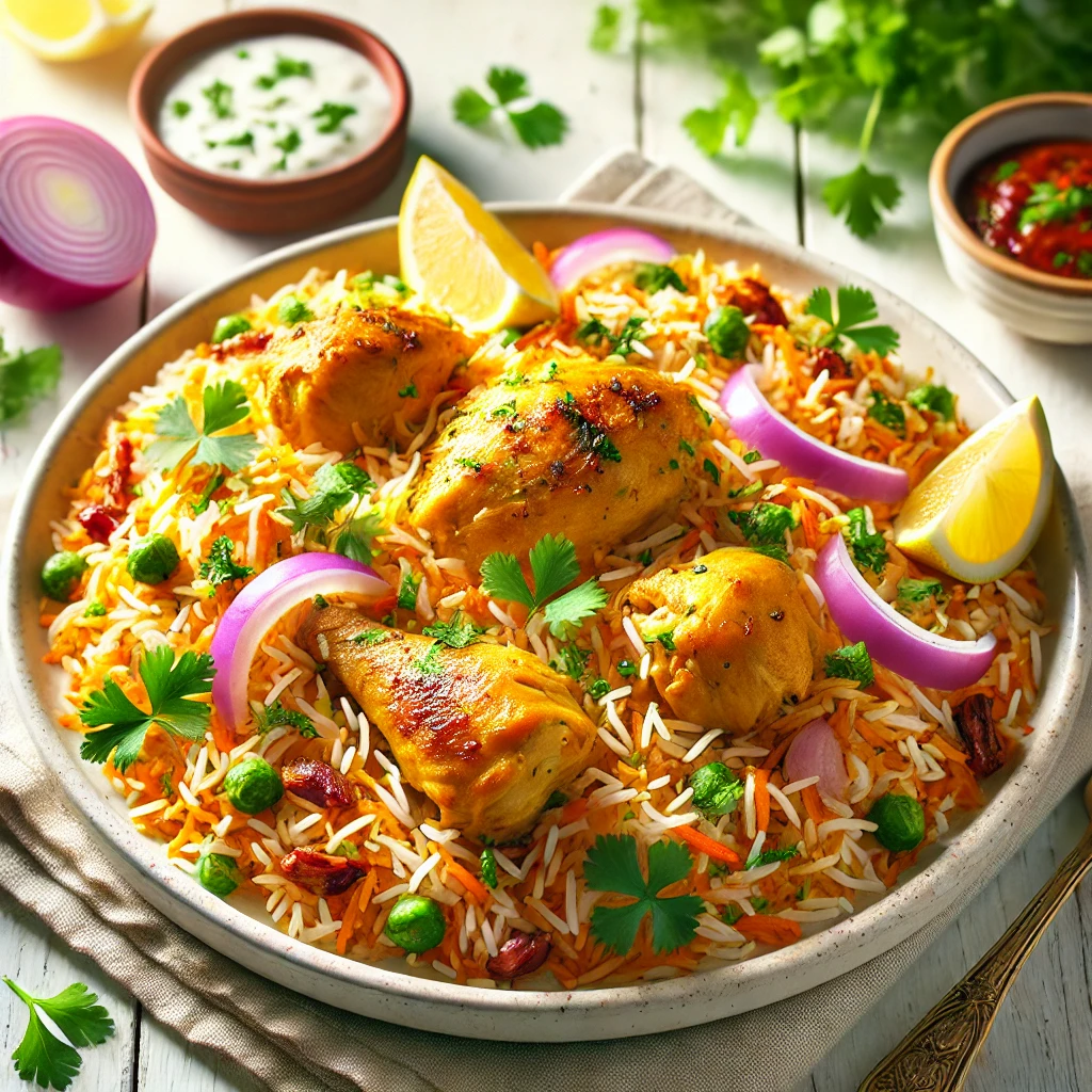Chicken Biryani + Dahi (4 oz)