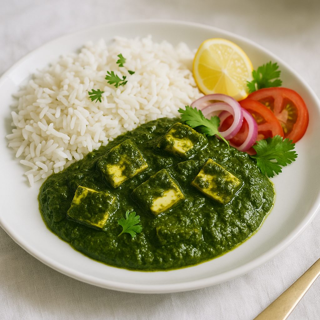 Palak Paneer Rice