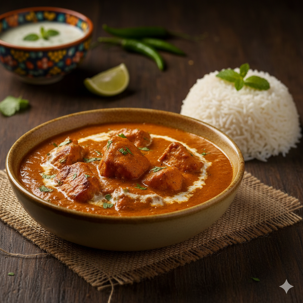 Butter Chicken Rice