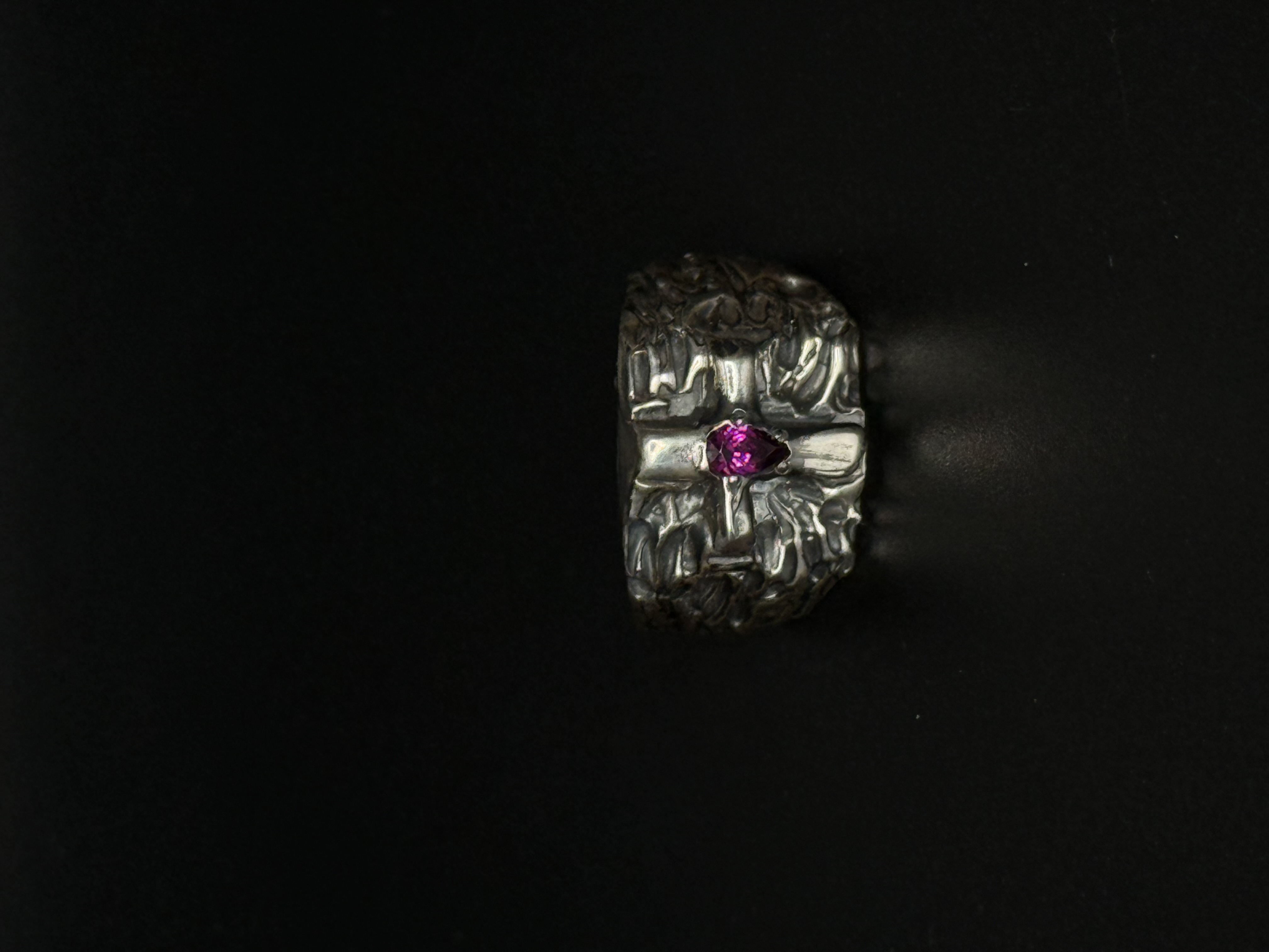 Croce + Fire purple garnet