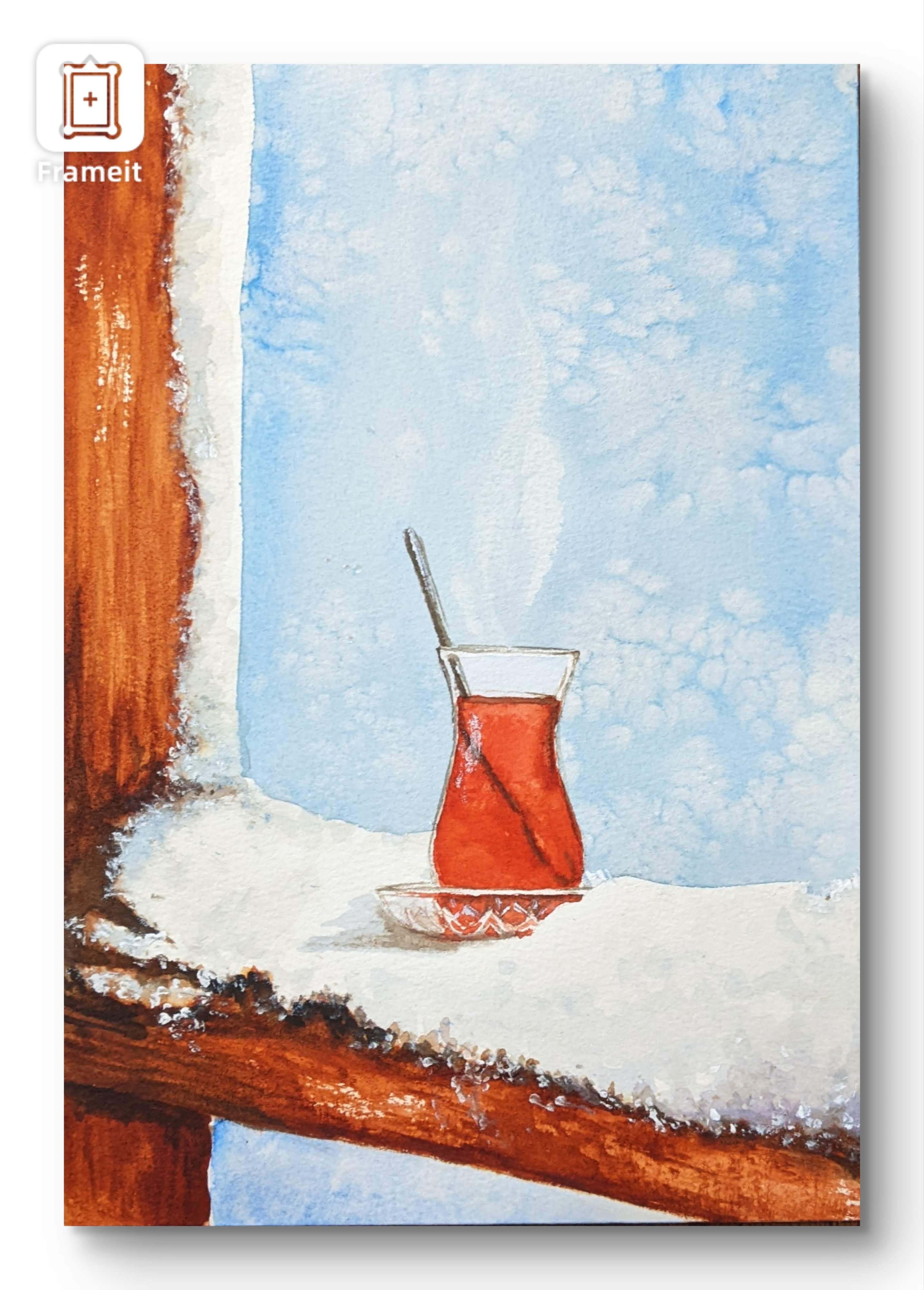 Tea warms my hearth