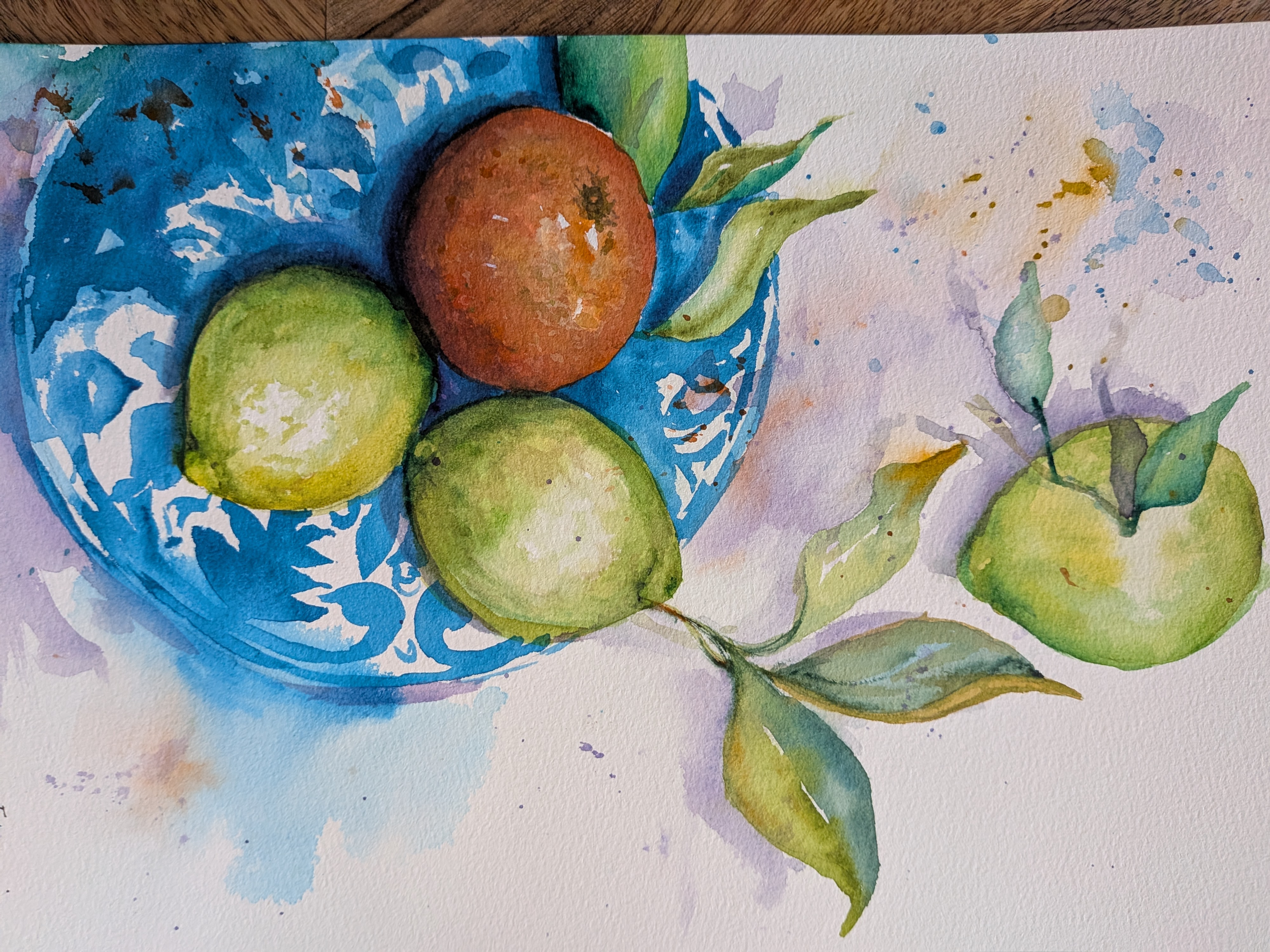 Smell of Autumn, Watercolor Painting