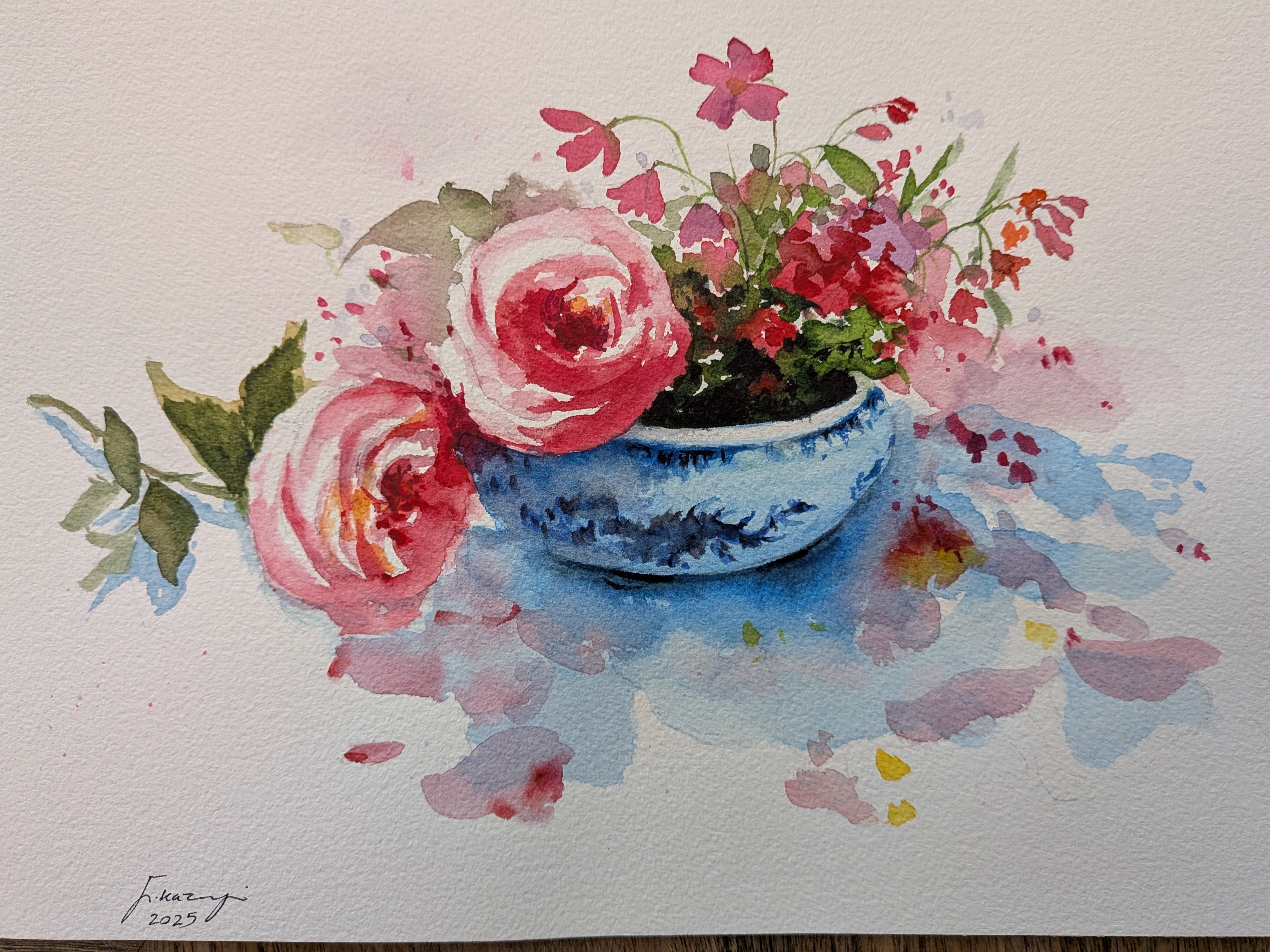 Floral Watercolor Painting