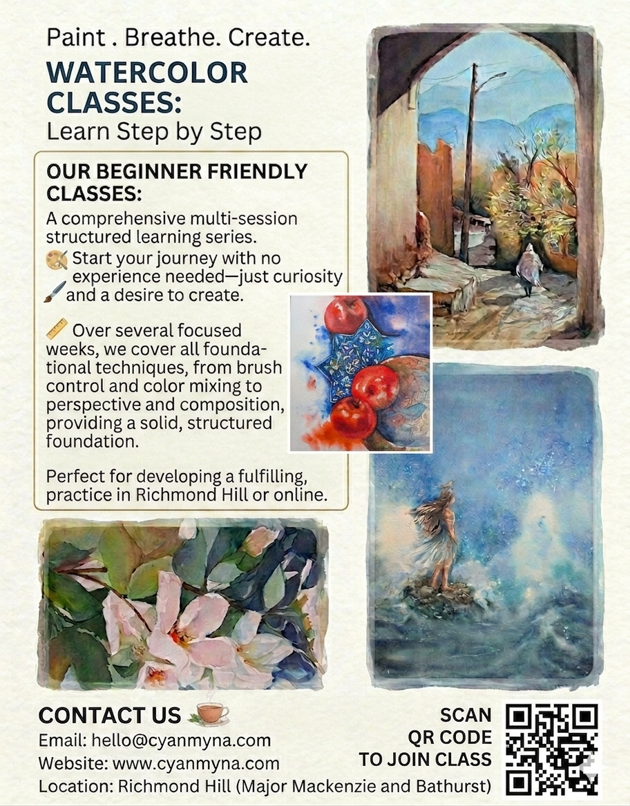 Watercolor Classes - Single session