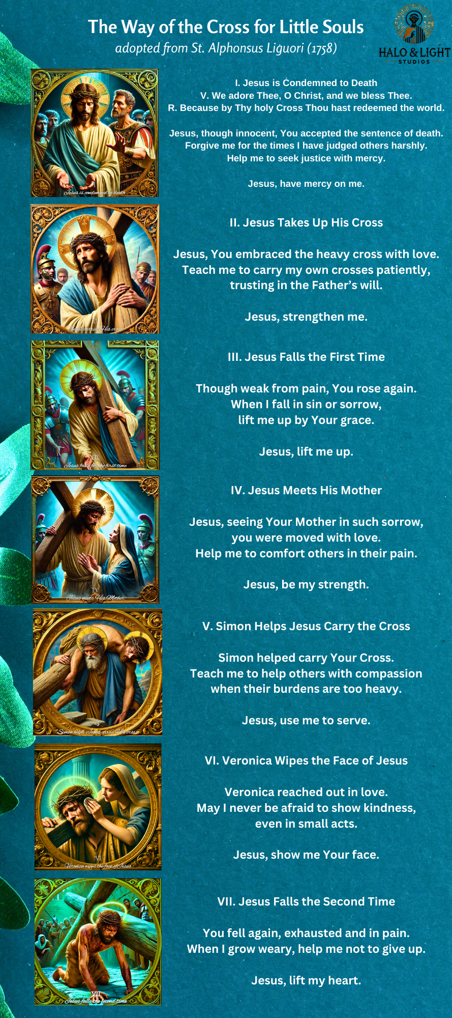 Stations of the Cross Infographic
