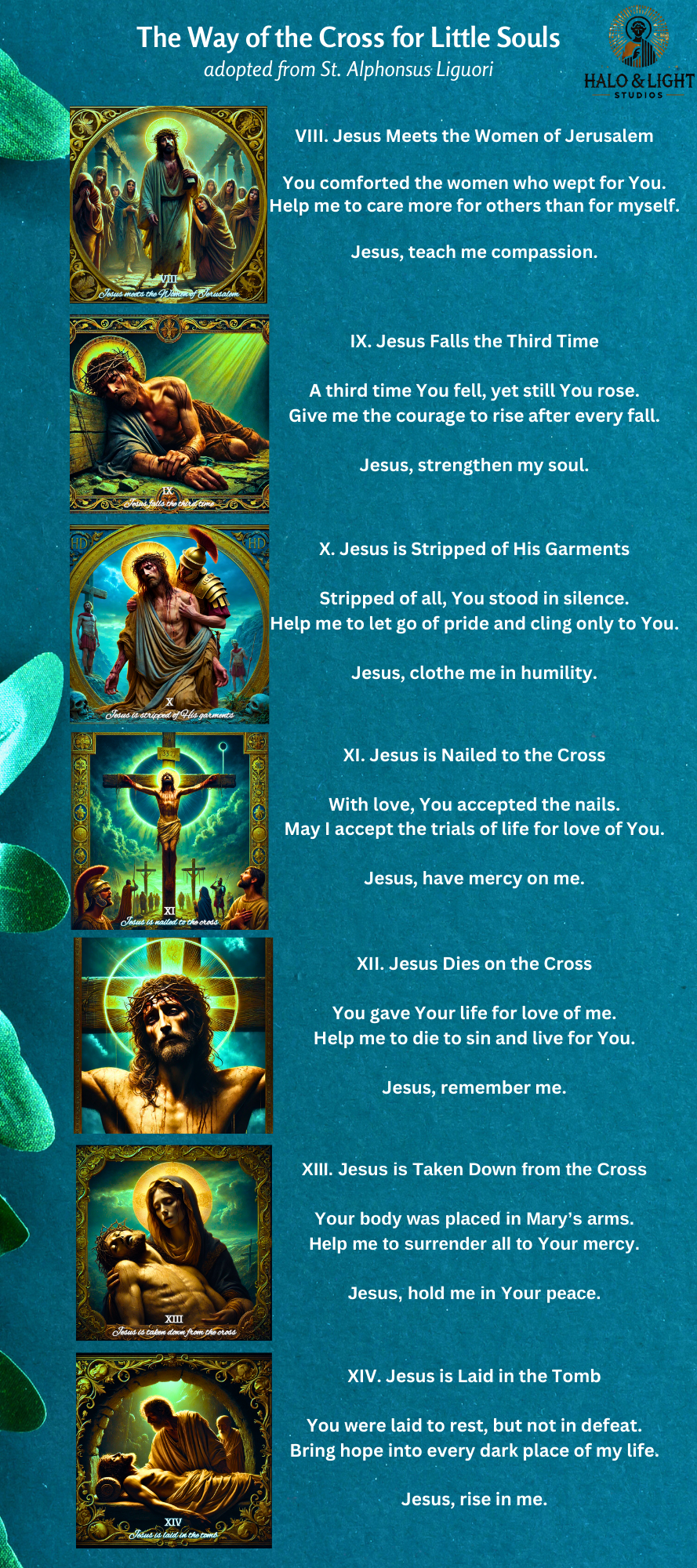 Stations of the Cross Infographic