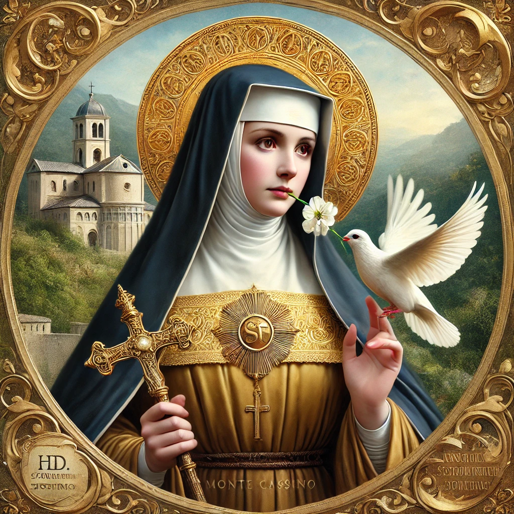 St. Scholastica - Mystic of Monte Cassino