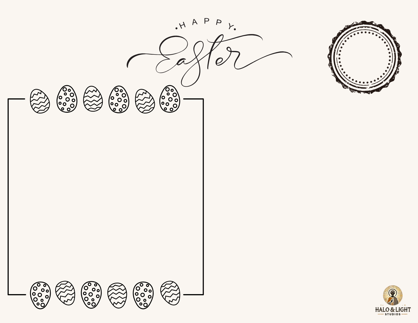 Risen Christ Easter Postcard 