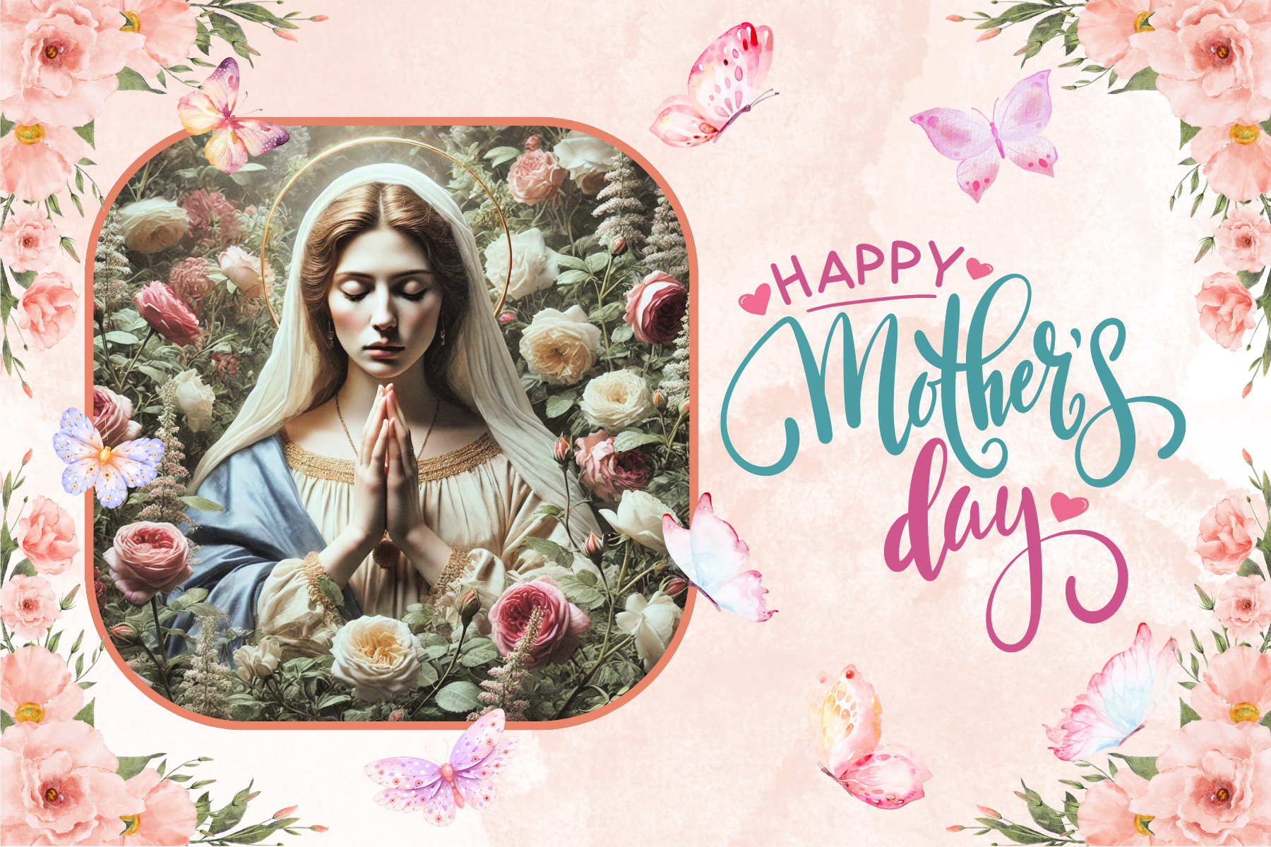 Mother’s Day Marian Prayer Card