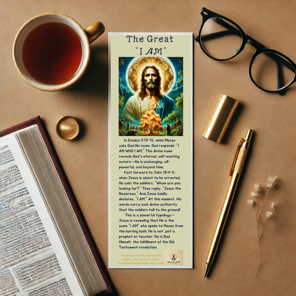 "The Great I AM" Scripture Typology Bookmark