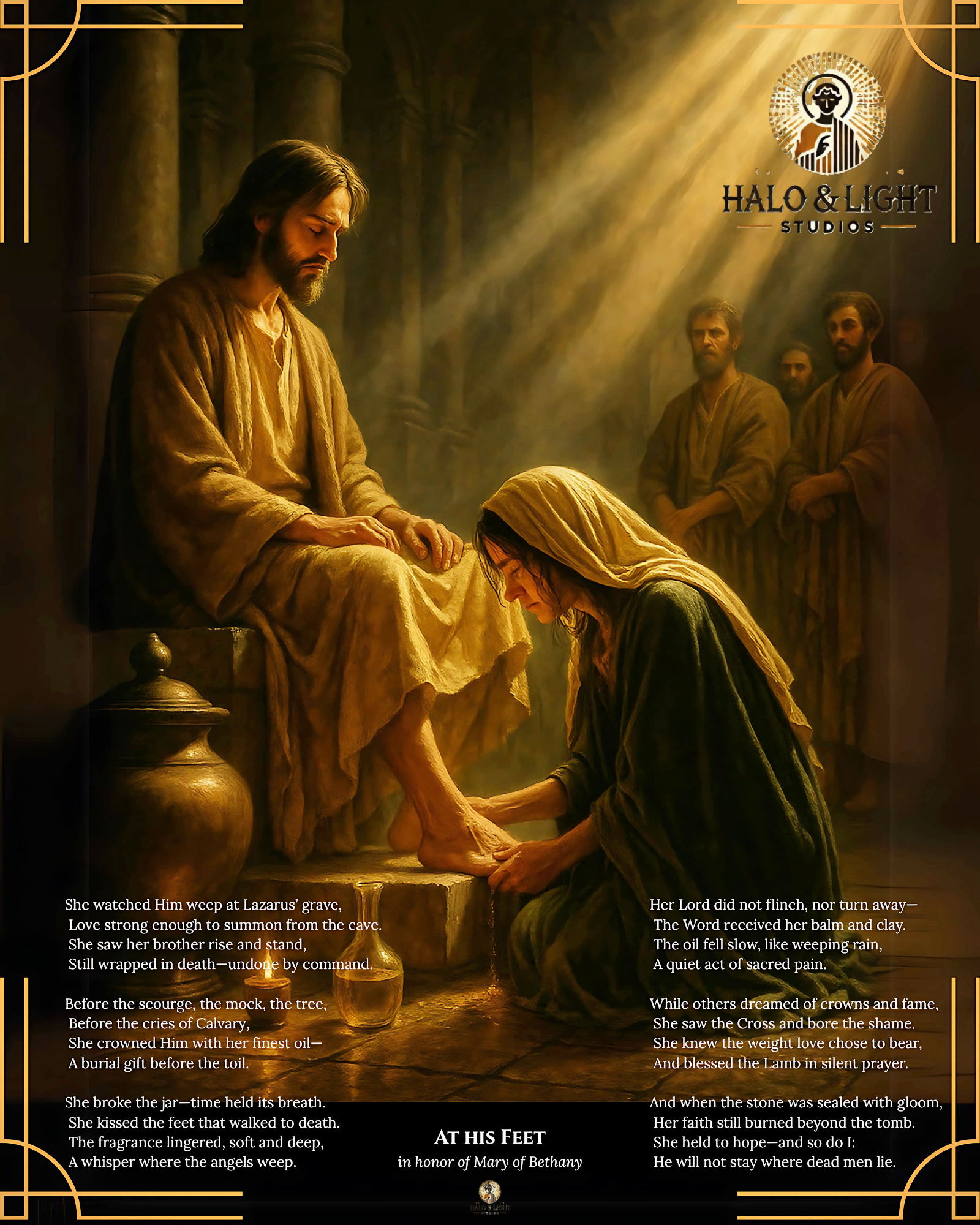 At His Feet – In Honor of Mary of Bethany