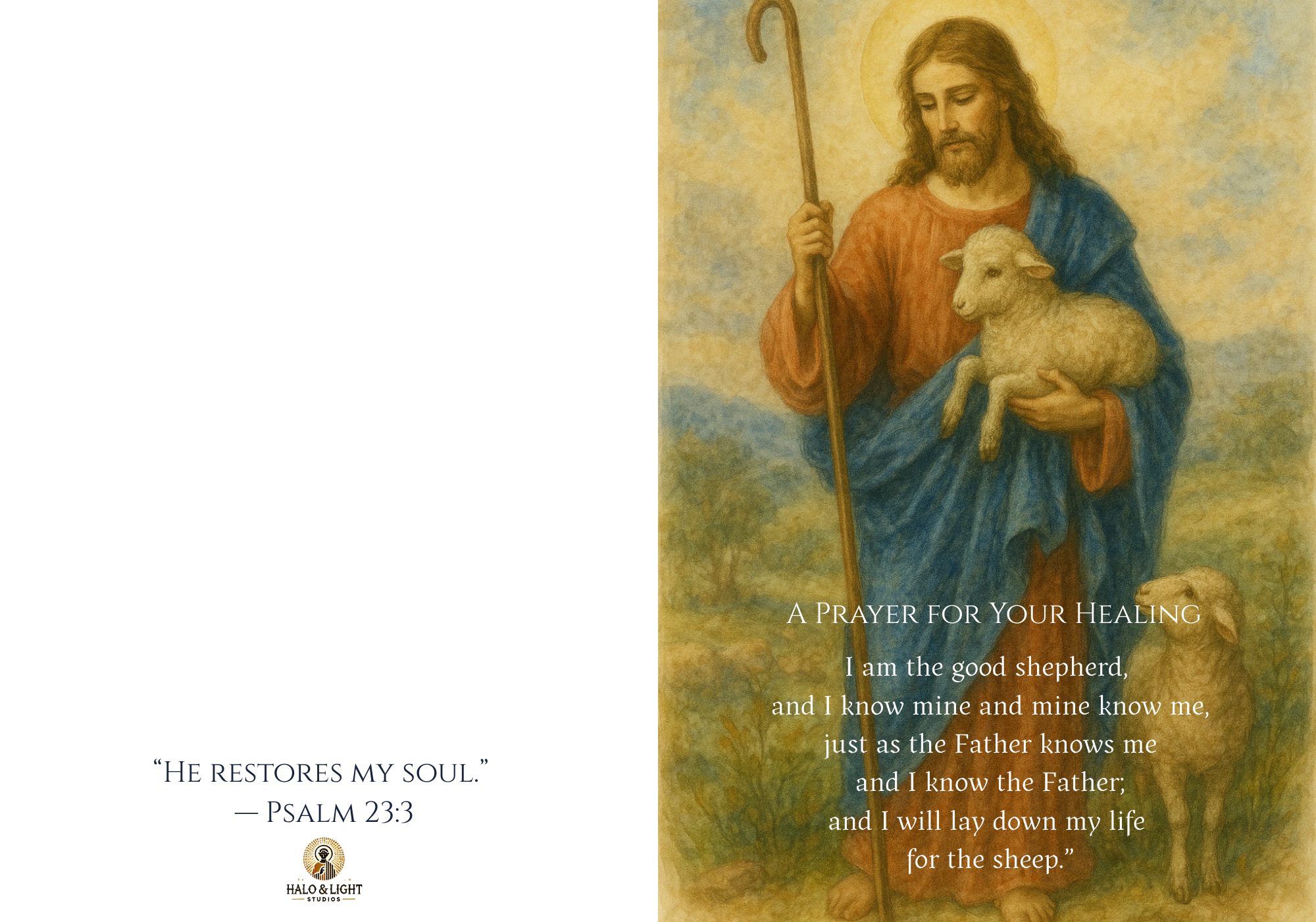 A Prayer for Your Healing | Catholic Spiritual Bouquet & Encouragement Card