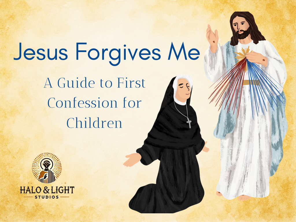 Sacrament of Penance Prep – A Catholic First Reconcilation | Confession | Penance Slide Presentation for Kids