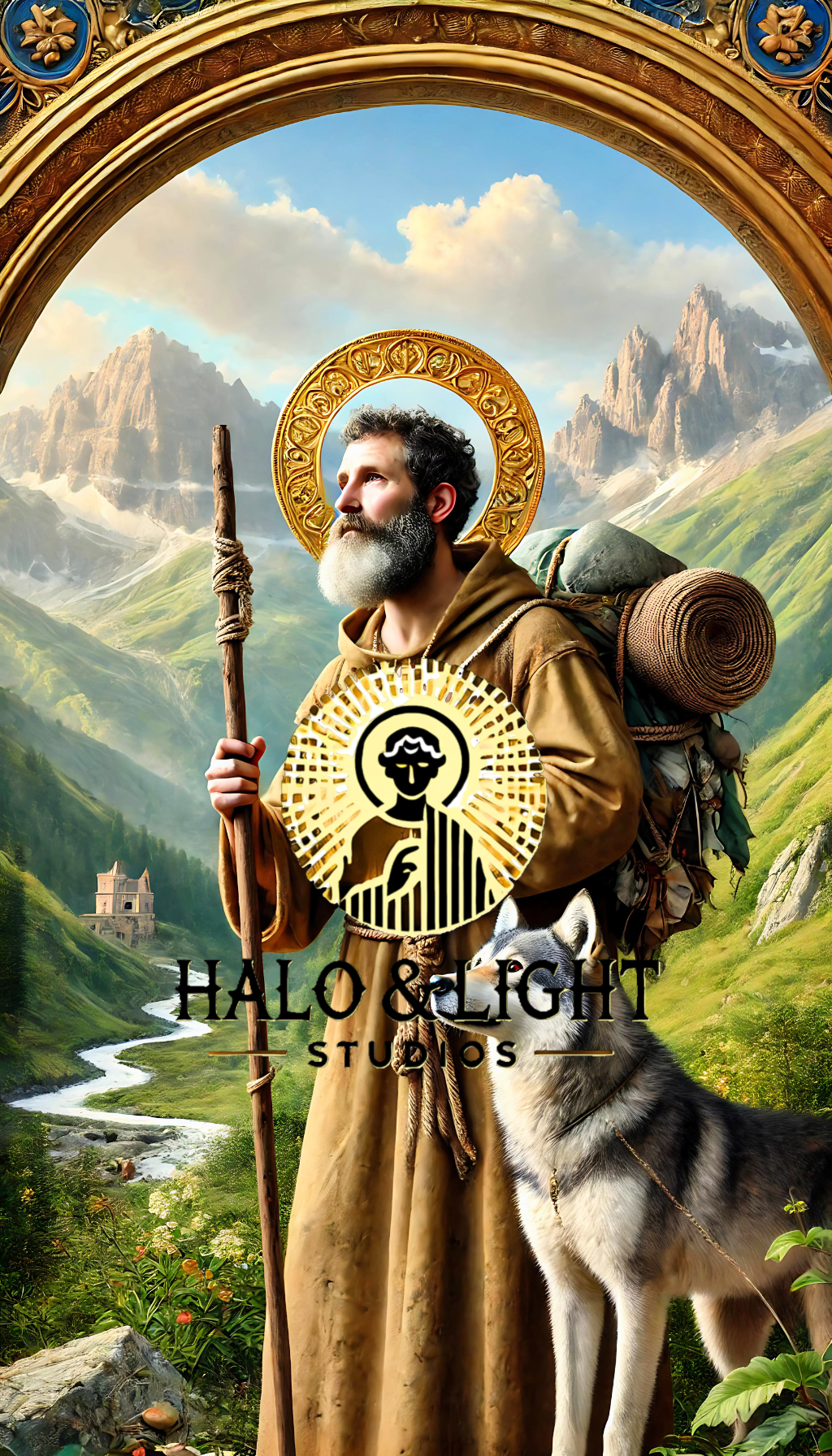 St. William, Abbot of Monte Vergine with the Obedient Wolf 