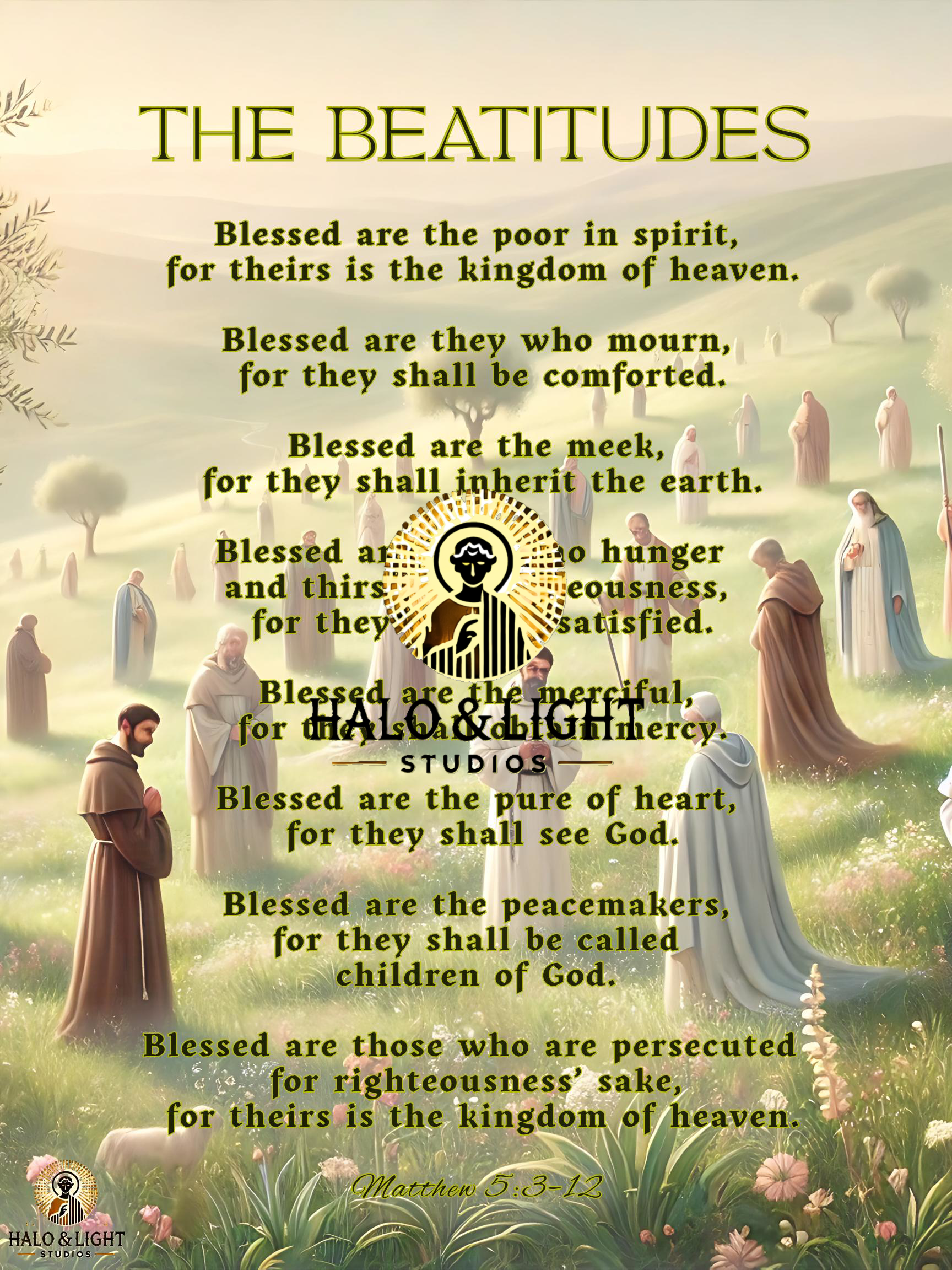 The Beatitudes | Words of Christ from the Sermon on the Mount
