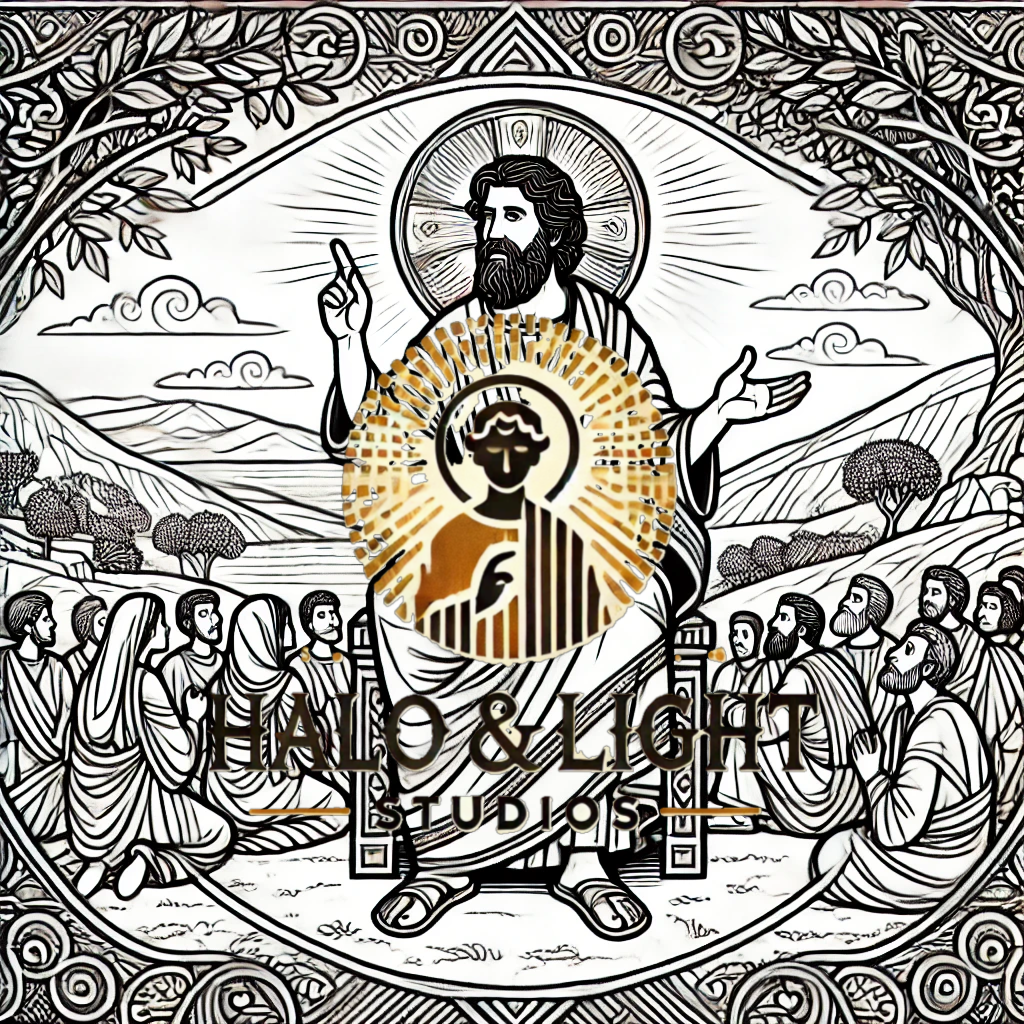 Luminous Mysteries - Coloring Pages with Virtues