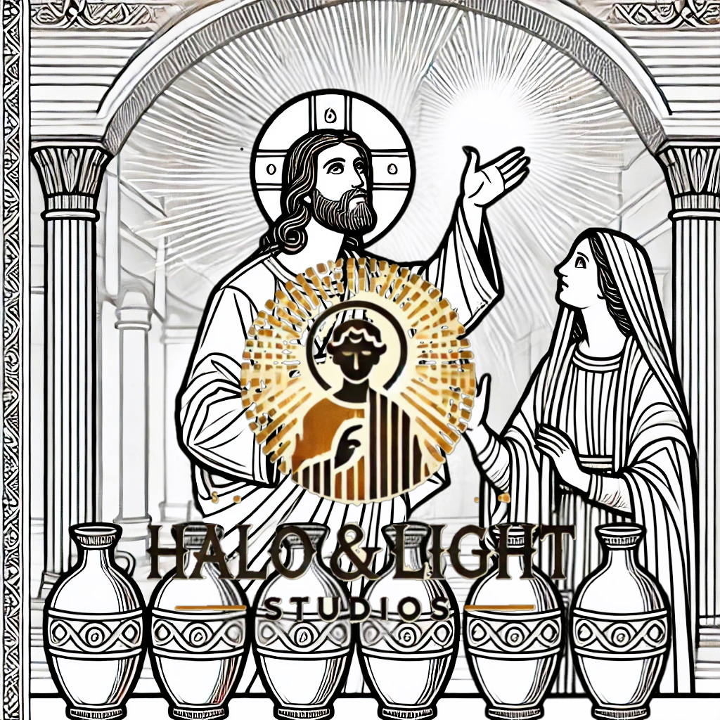 Luminous Mysteries - Coloring Pages with Virtues