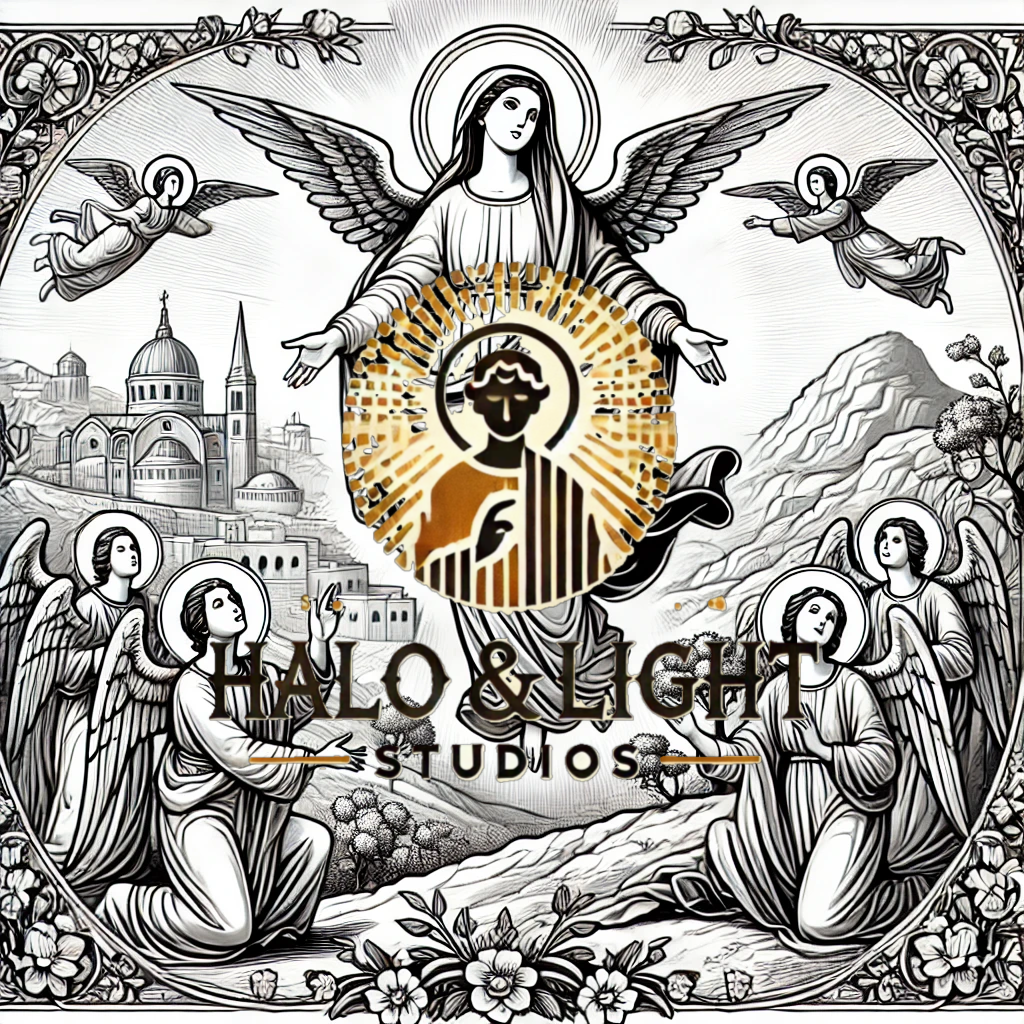 Glorious Mysteries - Coloring Pages with Virtues