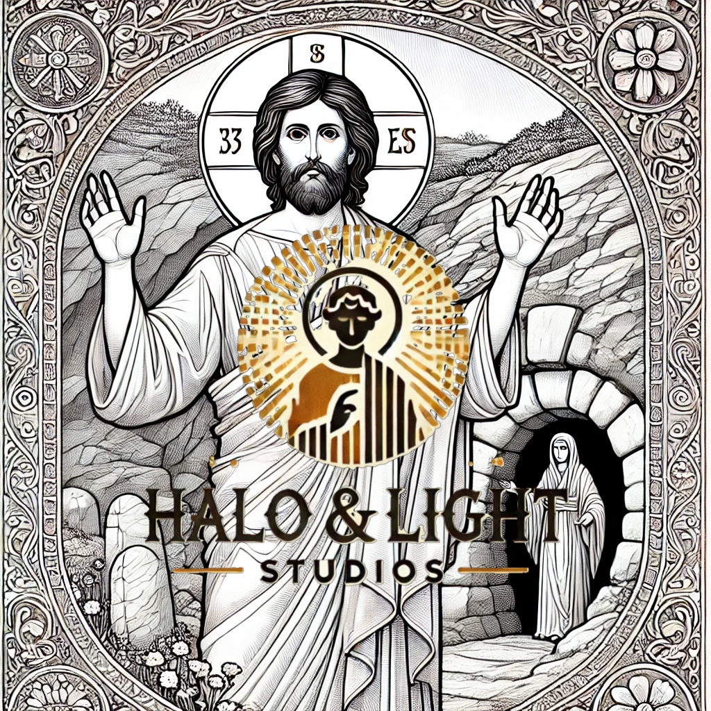 Glorious Mysteries - Coloring Pages with Virtues